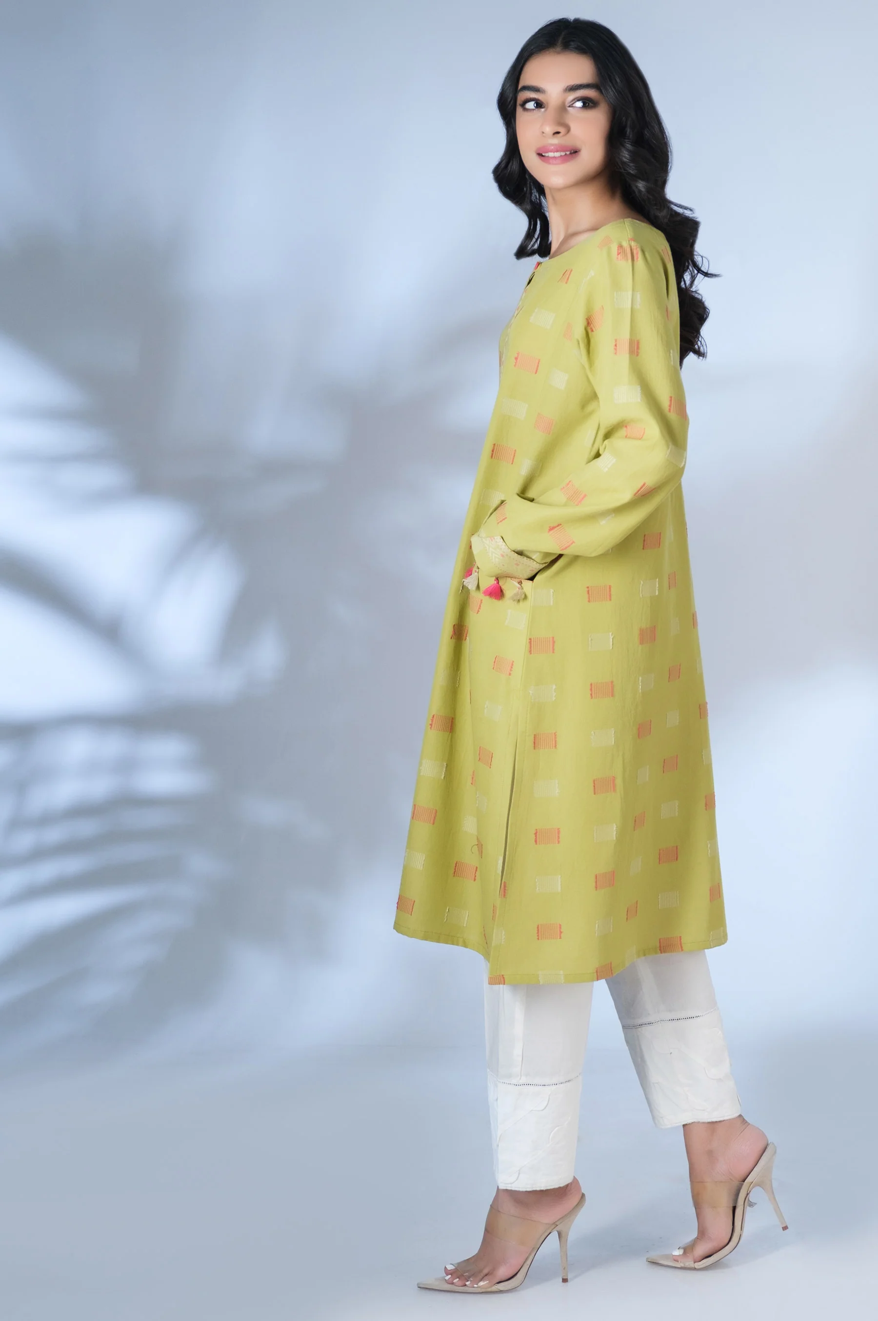 Stitched 1 Piece Jacquard Shirt - Image 7