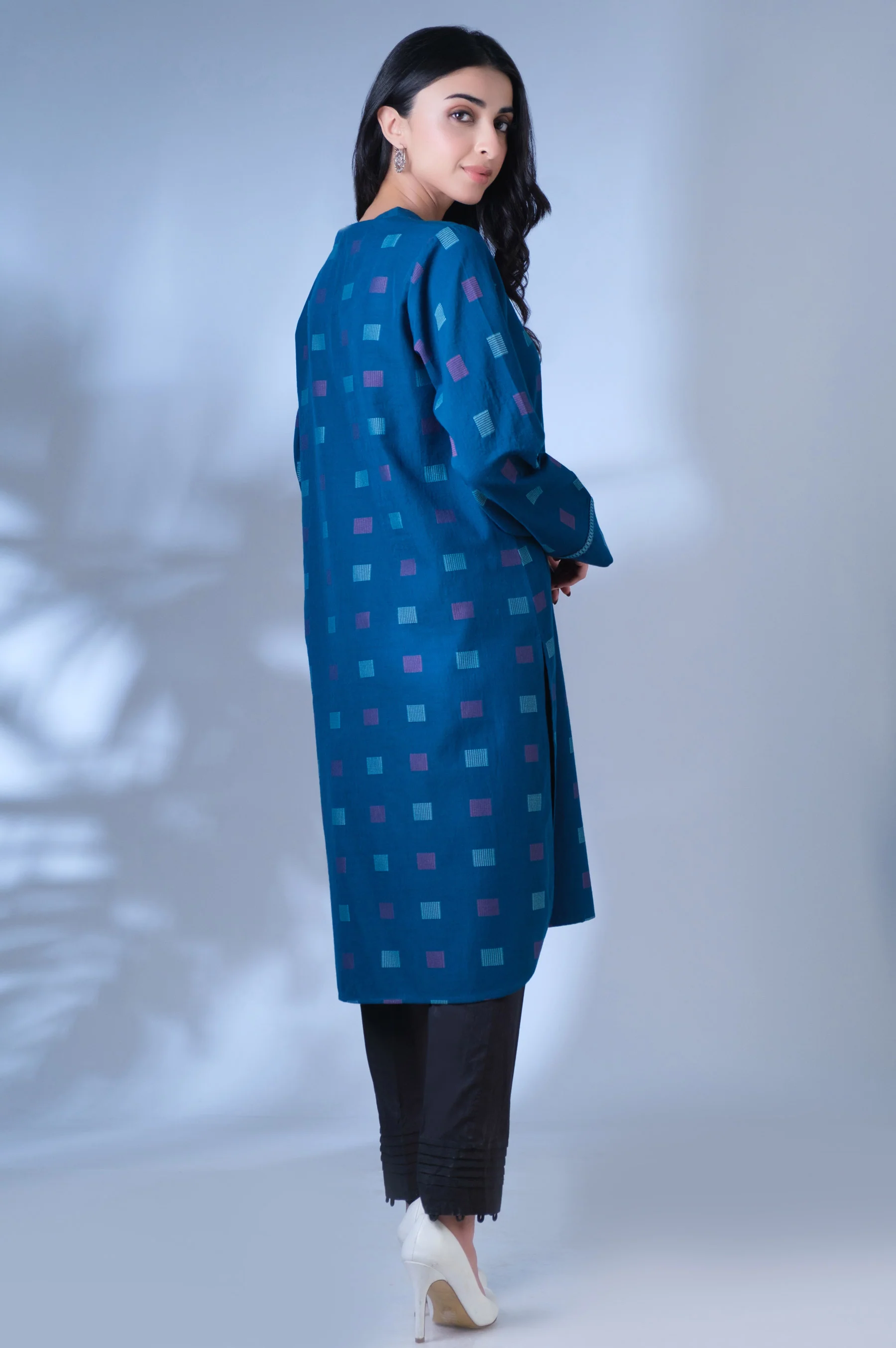 Stitched 1 Piece Jacquard Shirt - Image 6