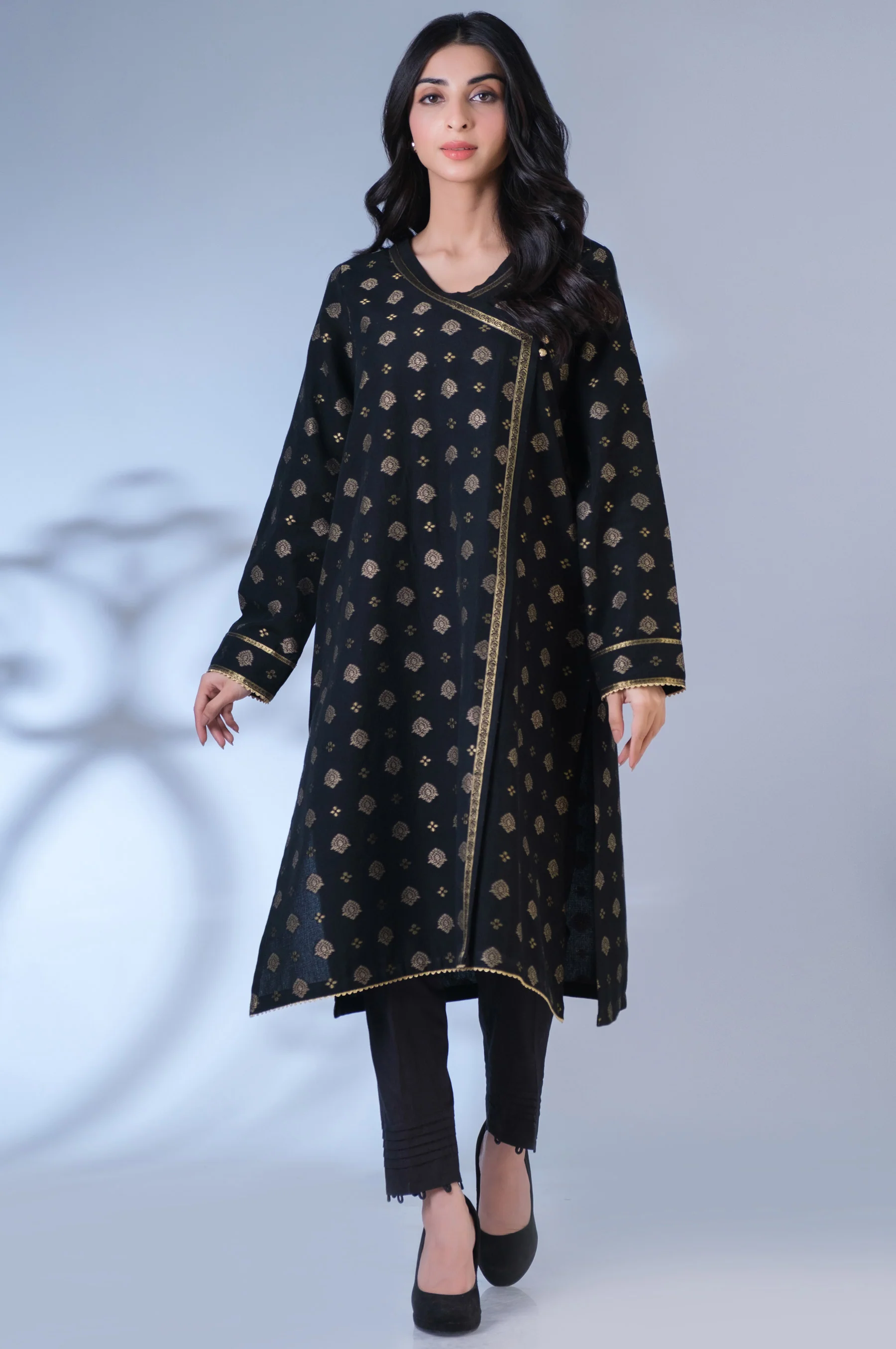 Stitched 1 Piece Jacquard Shirt