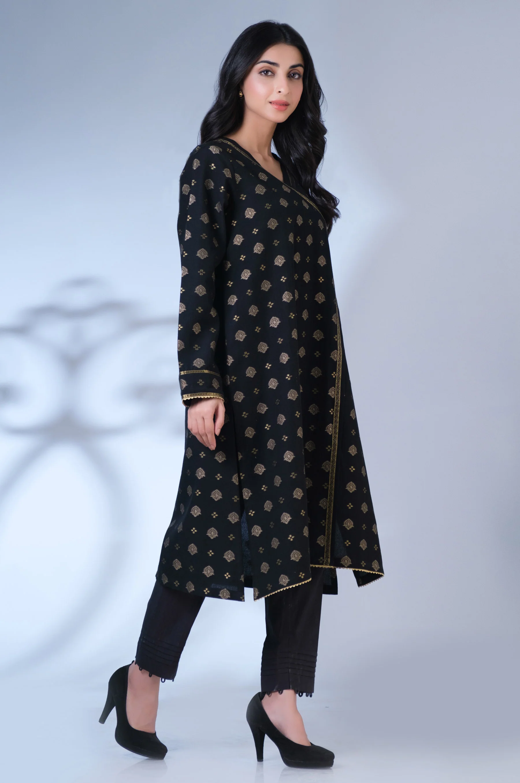 Stitched 1 Piece Jacquard Shirt - Image 2
