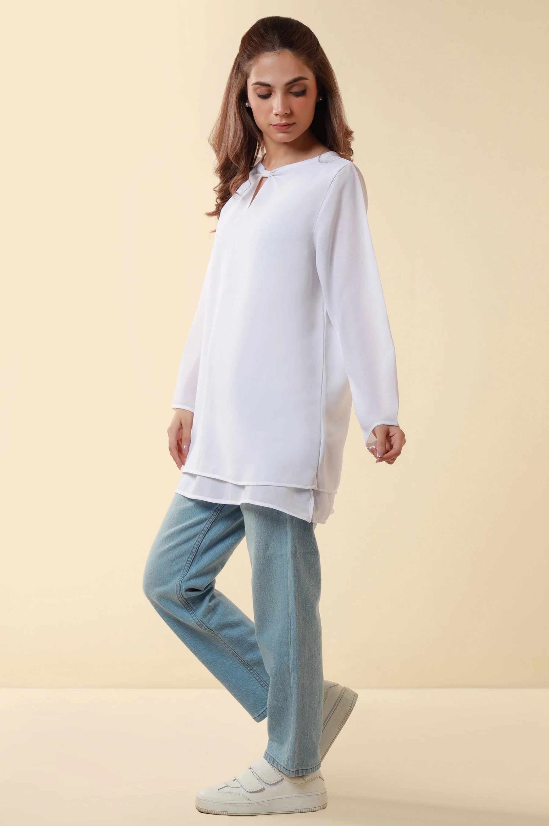 Zeen Western Georgette Top - Image 4
