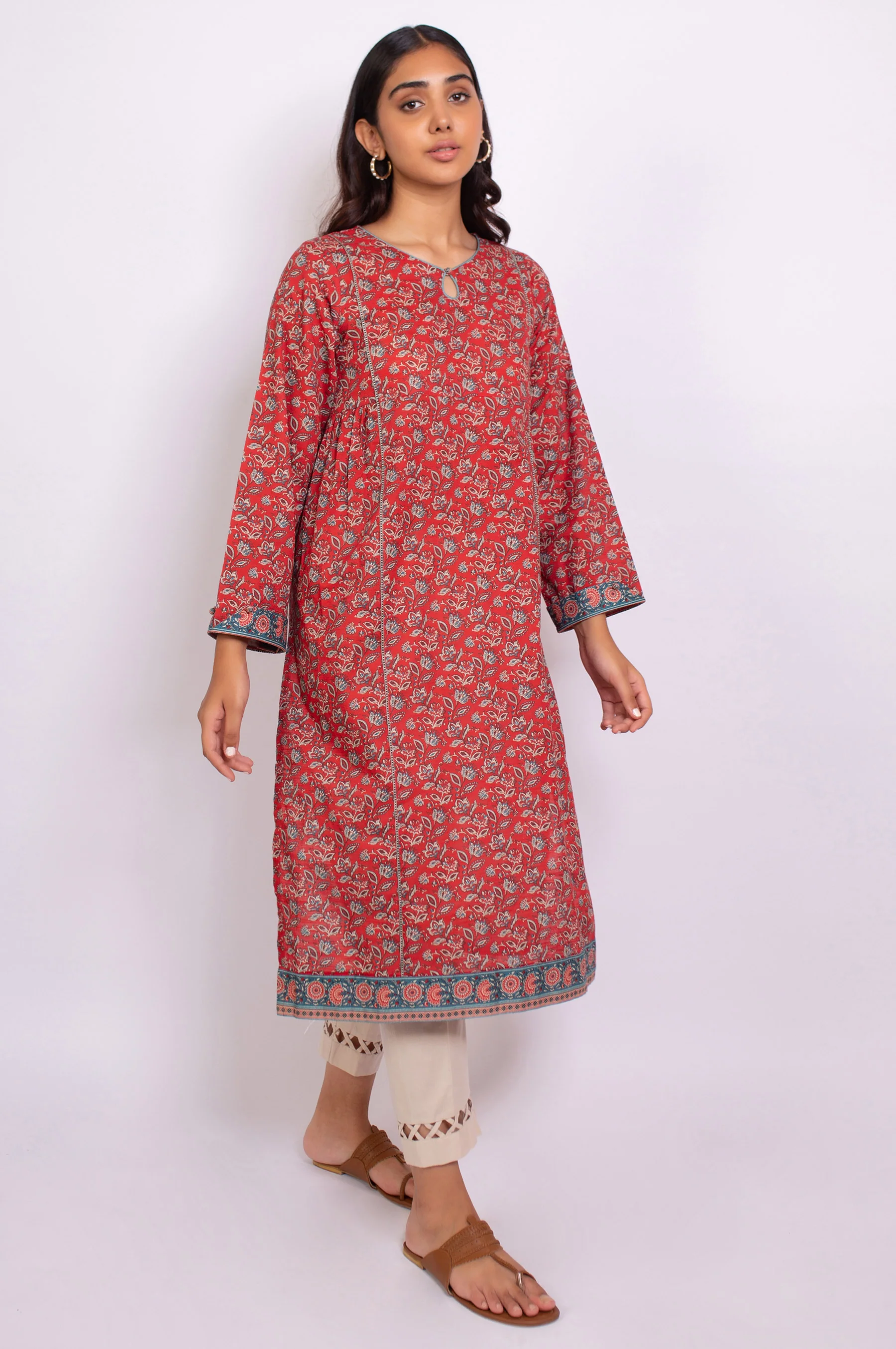 Stitched 1 Piece Printed Cottel Shirt - Image 4