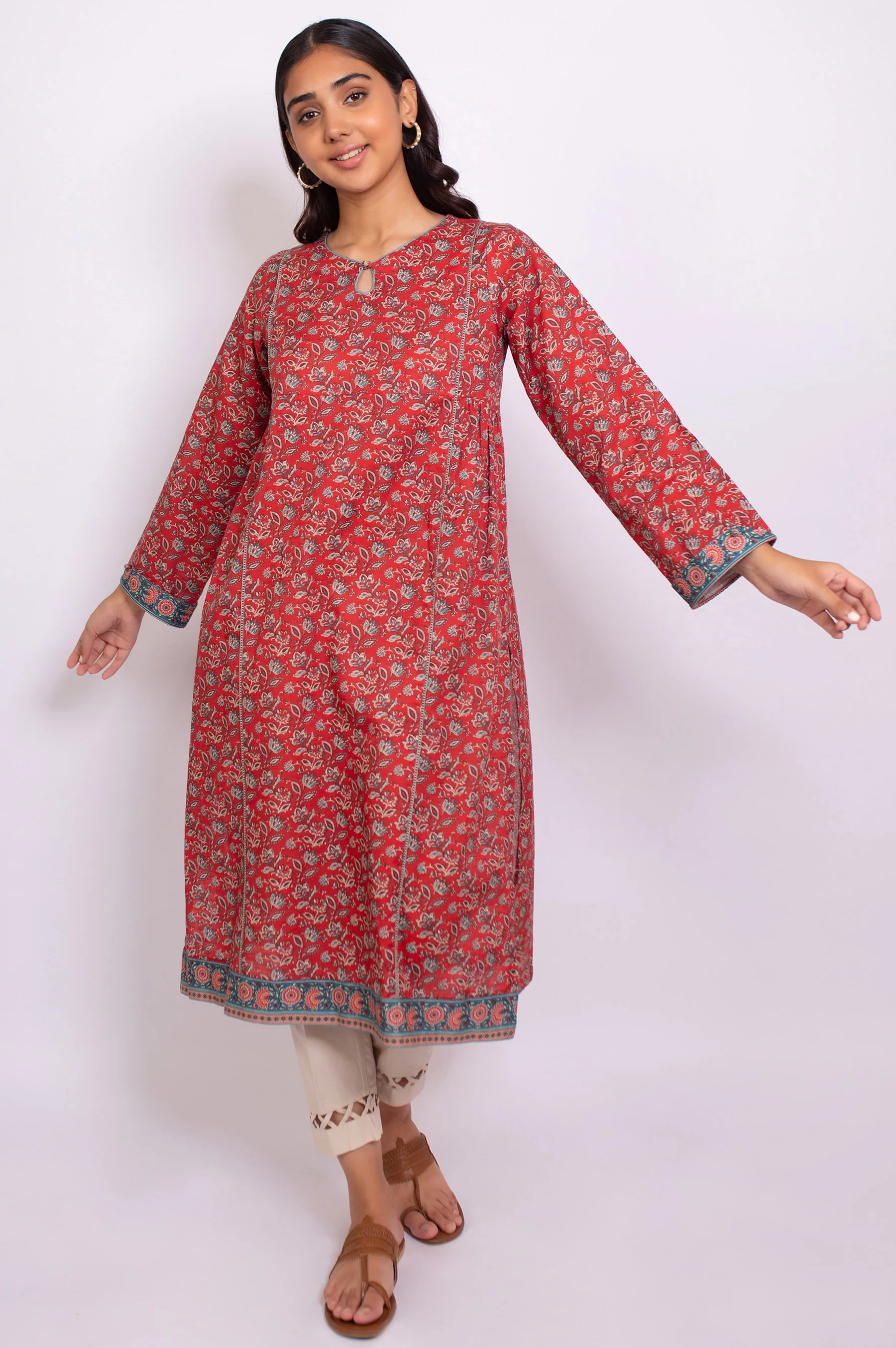 Stitched 1 Piece Printed Cottel Shirt - Image 5