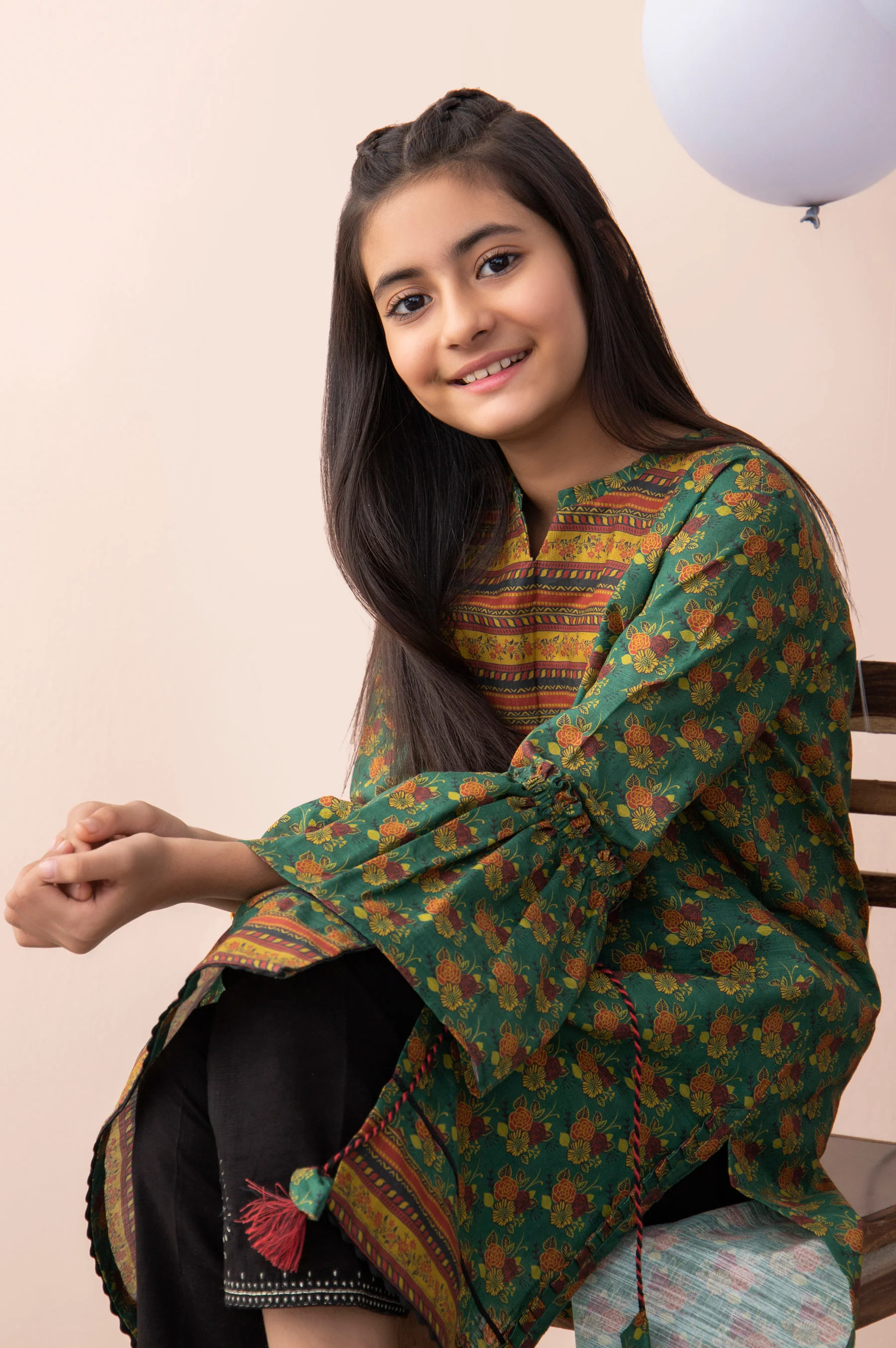 Stitched 1 Piece Printed Khaddar Junior Shirt - Image 6