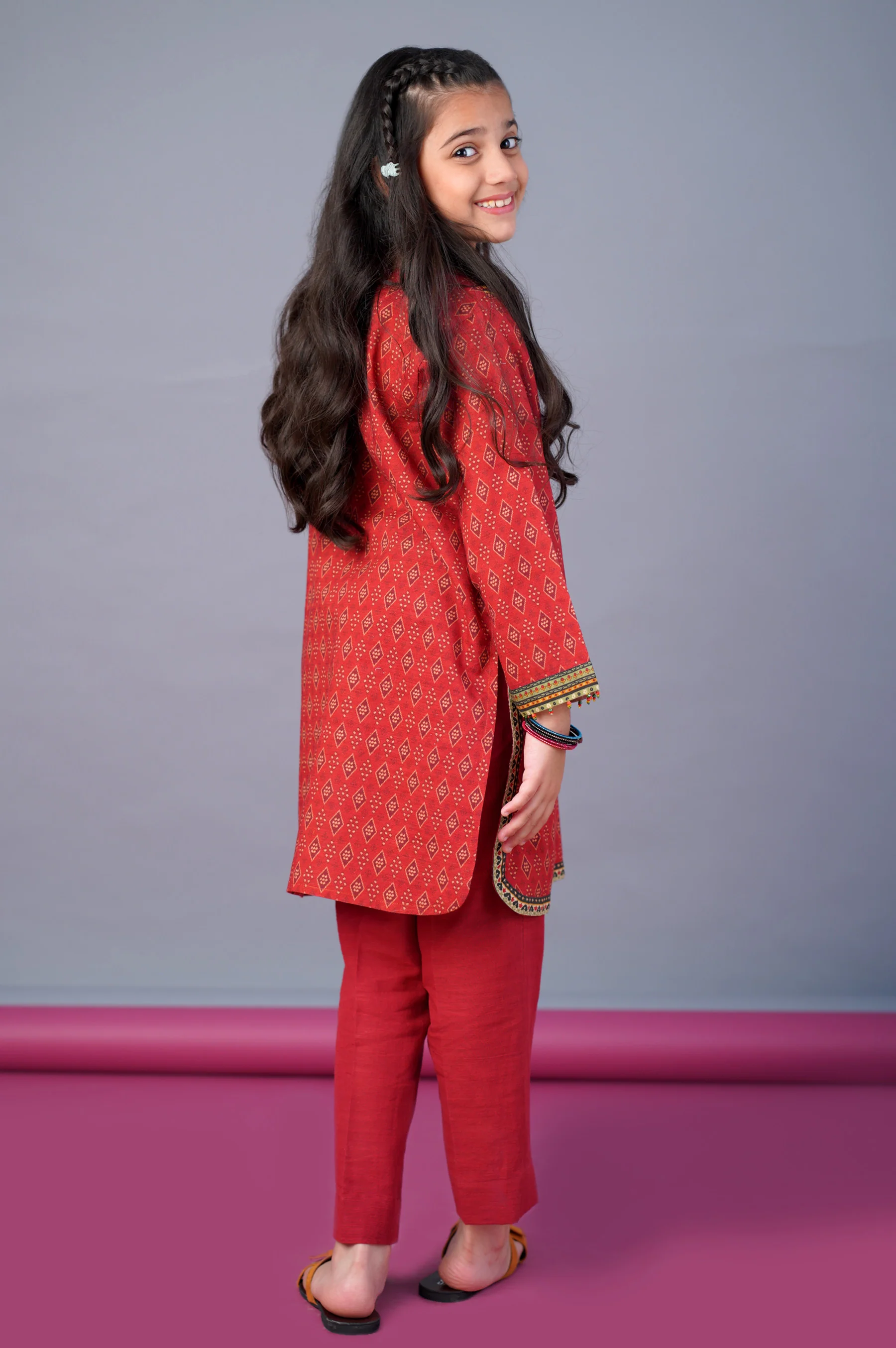 Stitched 1 Piece Printed Khaddar Shirt - Image 3