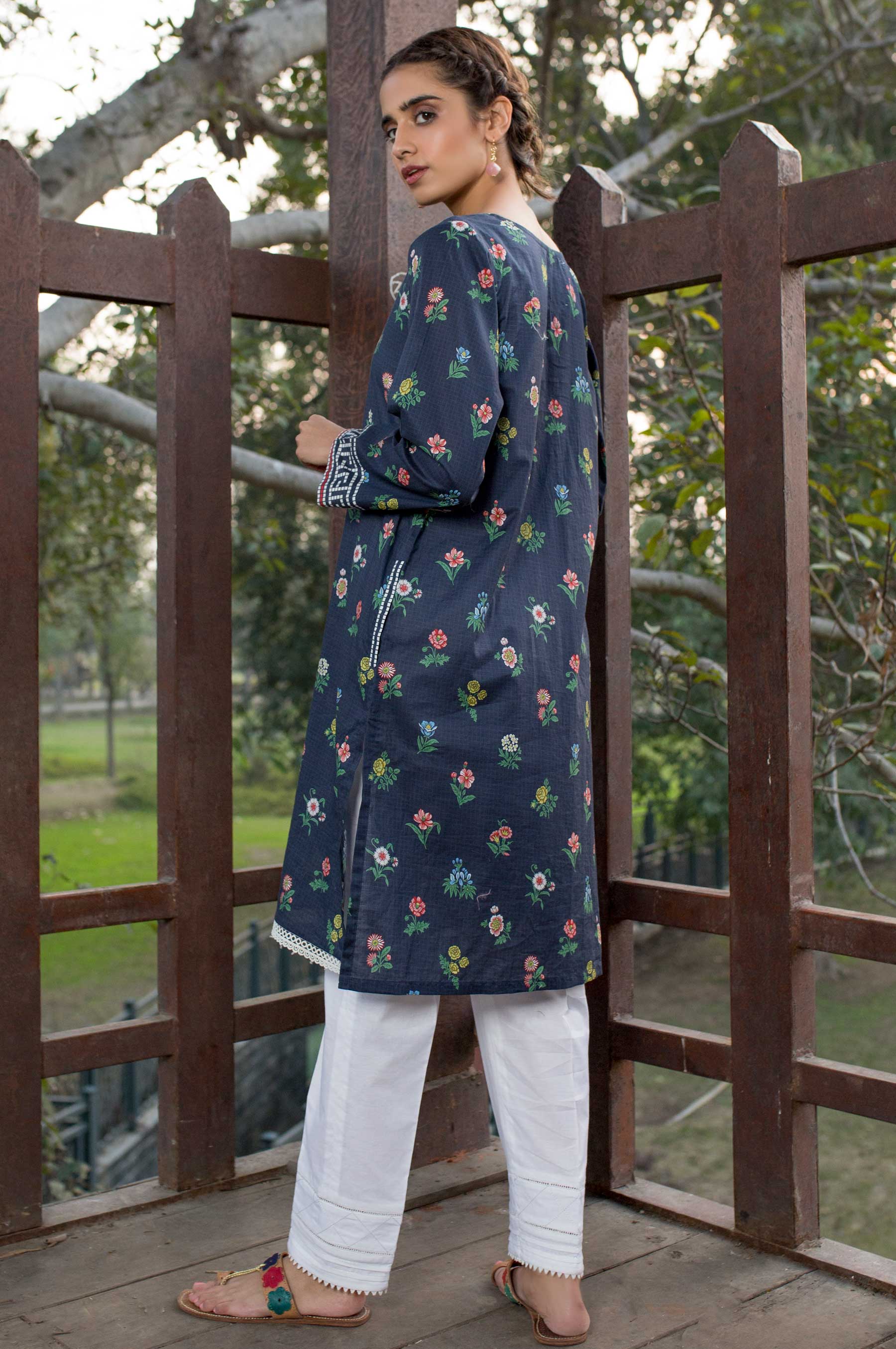 Stitched 1 Piece Printed Lawn Shirt - Image 2