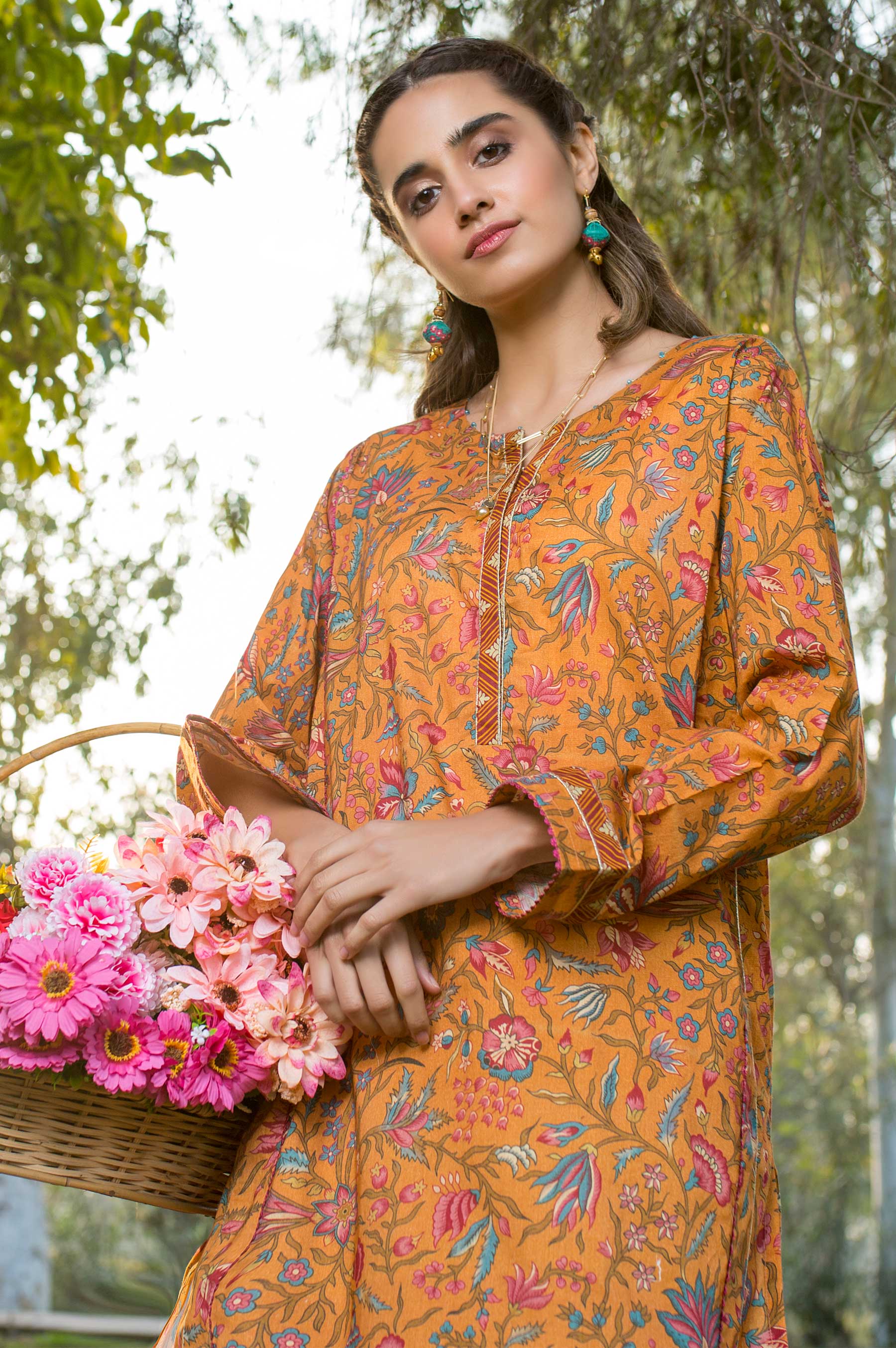 Stitched 1 Piece Printed Lawn Shirt - Image 2