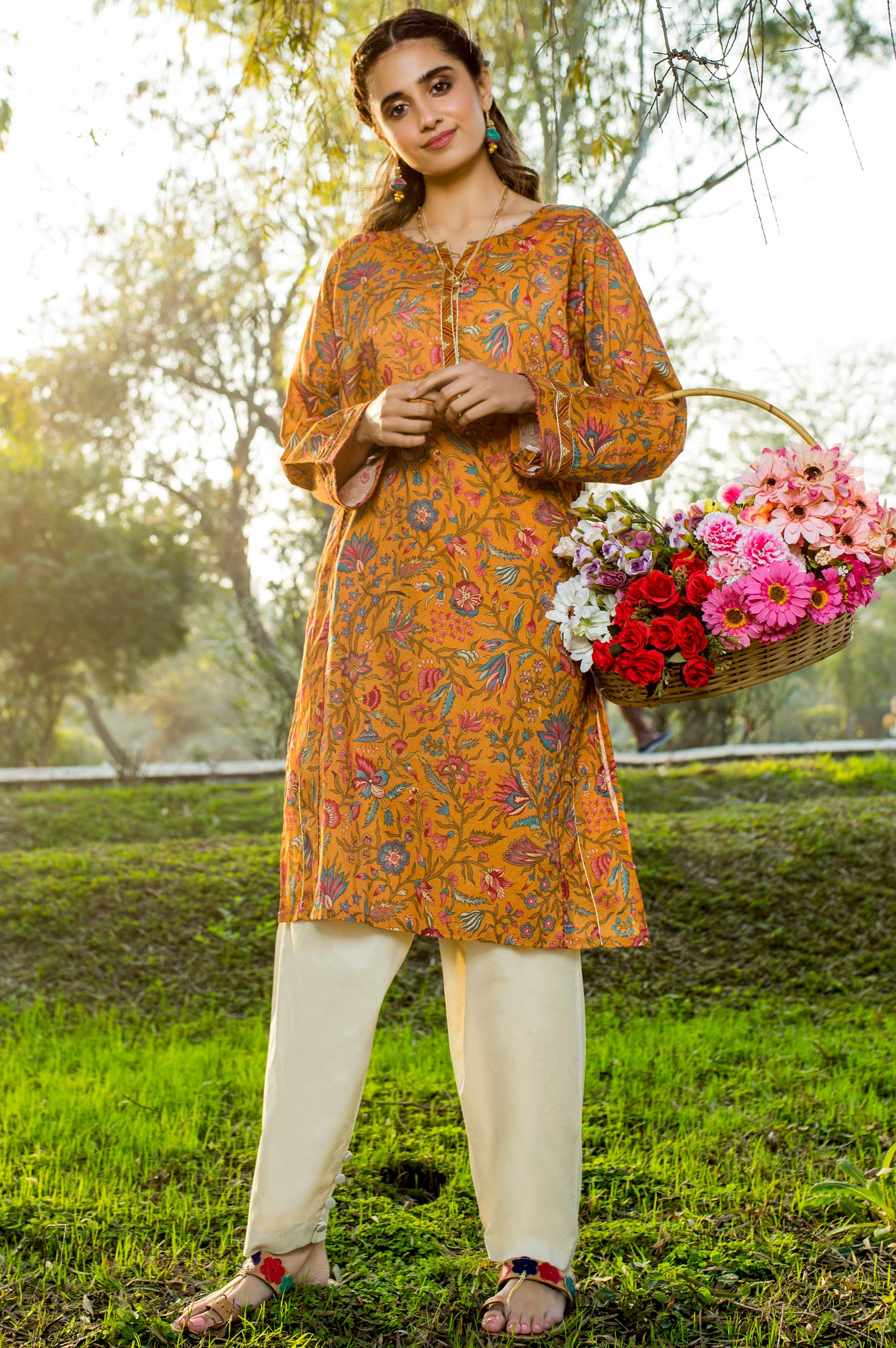 Stitched 1 Piece Printed Lawn Shirt - Image 3