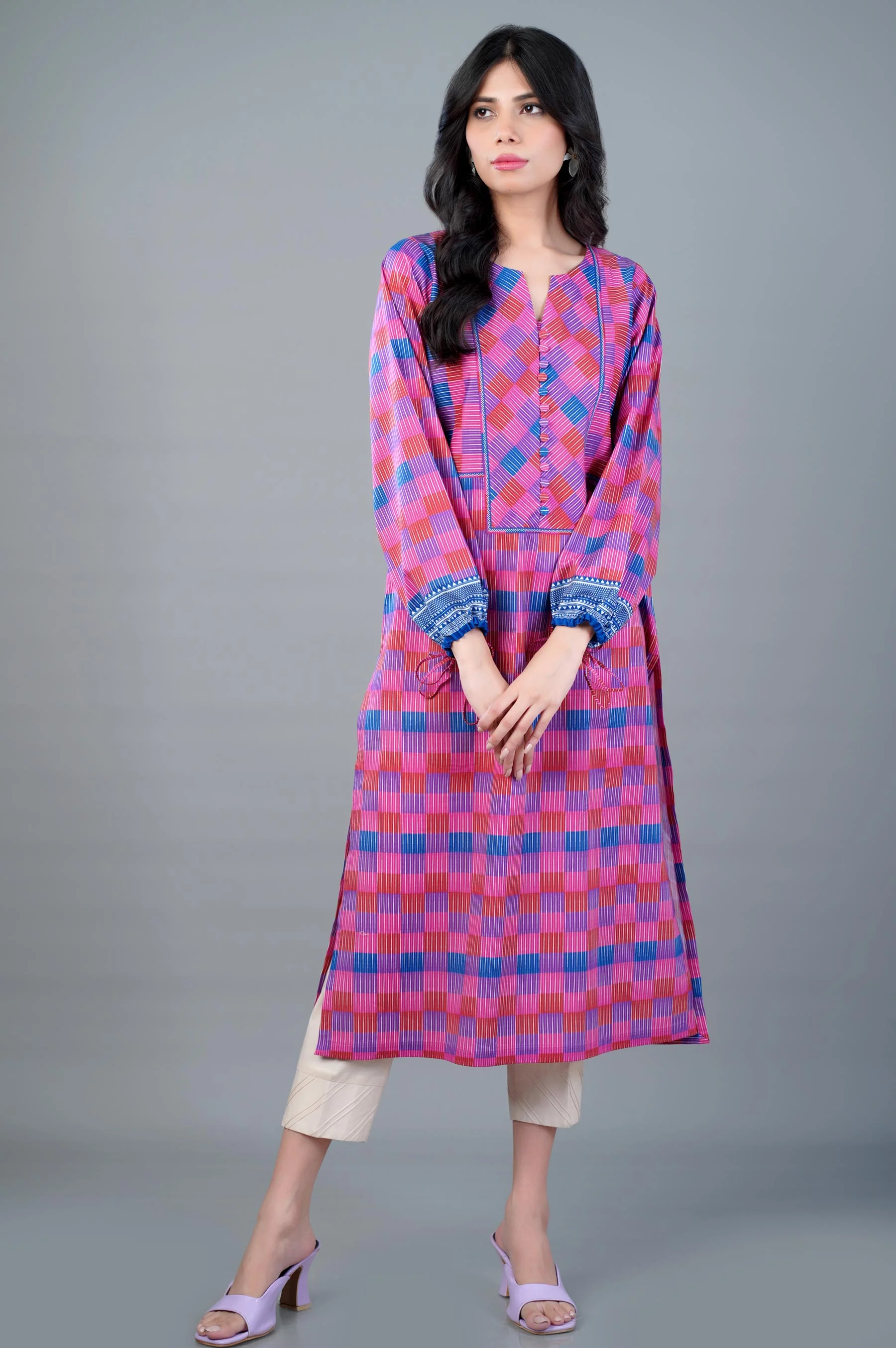 Stitched 1 Piece Printed Lawn - Image 2