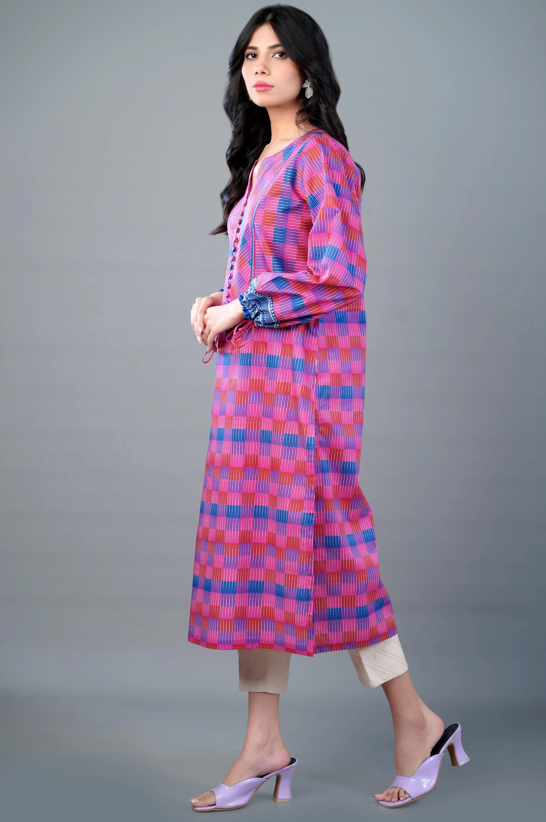 Stitched 1 Piece Printed Lawn - Image 3