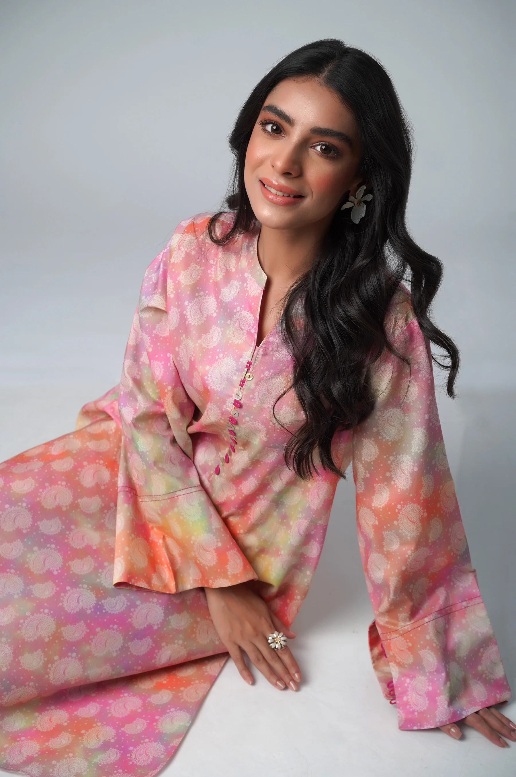 Stitched 1 Piece Printed Lawn Shirt - Image 2
