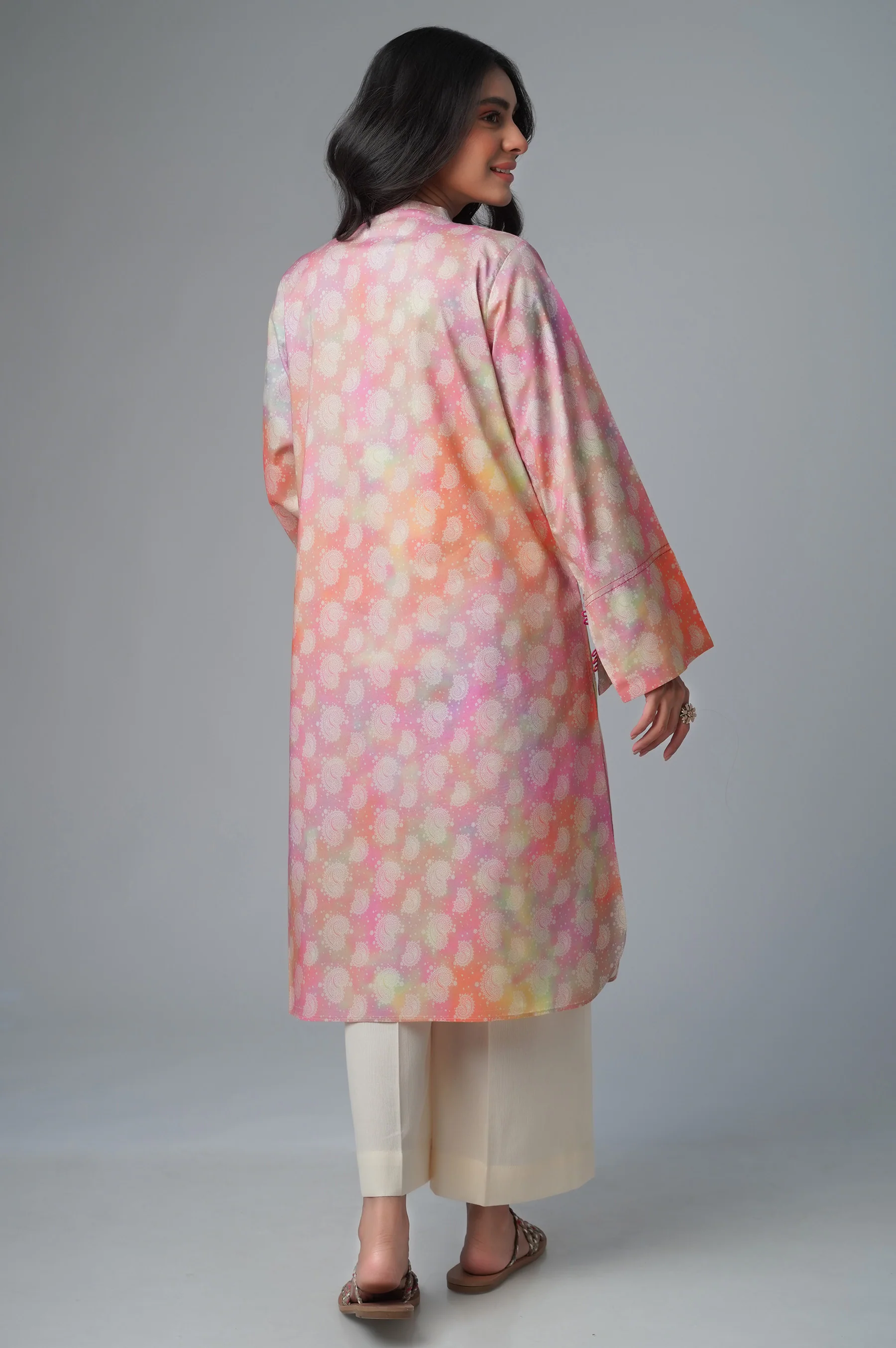 Stitched 1 Piece Printed Lawn Shirt - Image 3