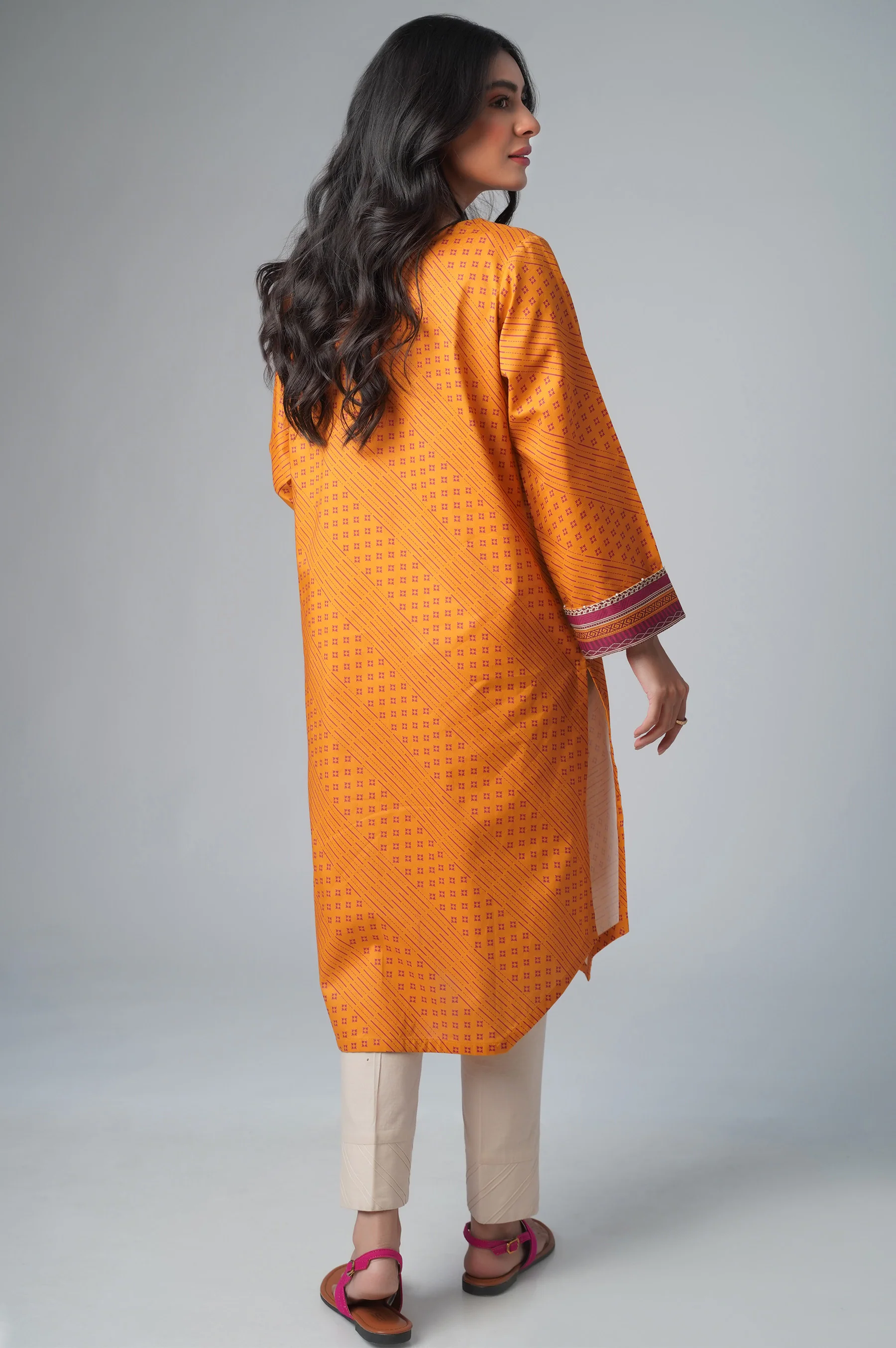 Stitched 1 Piece Printed Lawn Shirt - Image 4