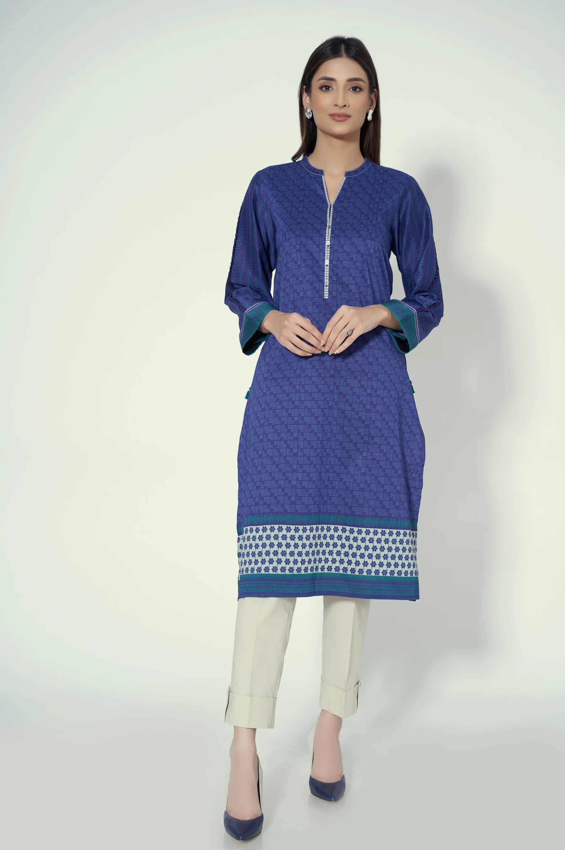 Stitched 1 Piece Printed Lawn Shirt - Image 2