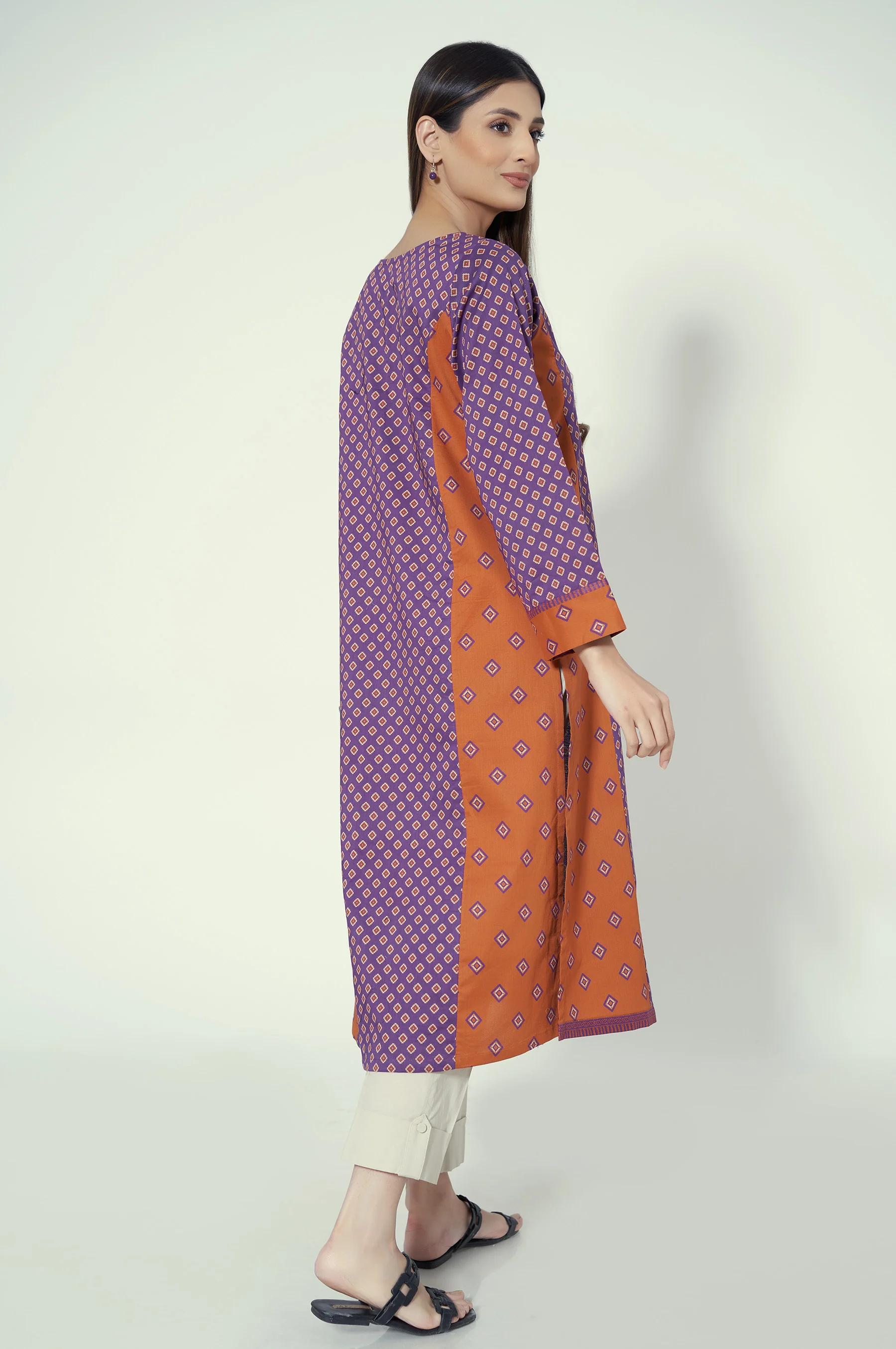 Stitched 1 Piece Printed Lawn Shirt - Image 4