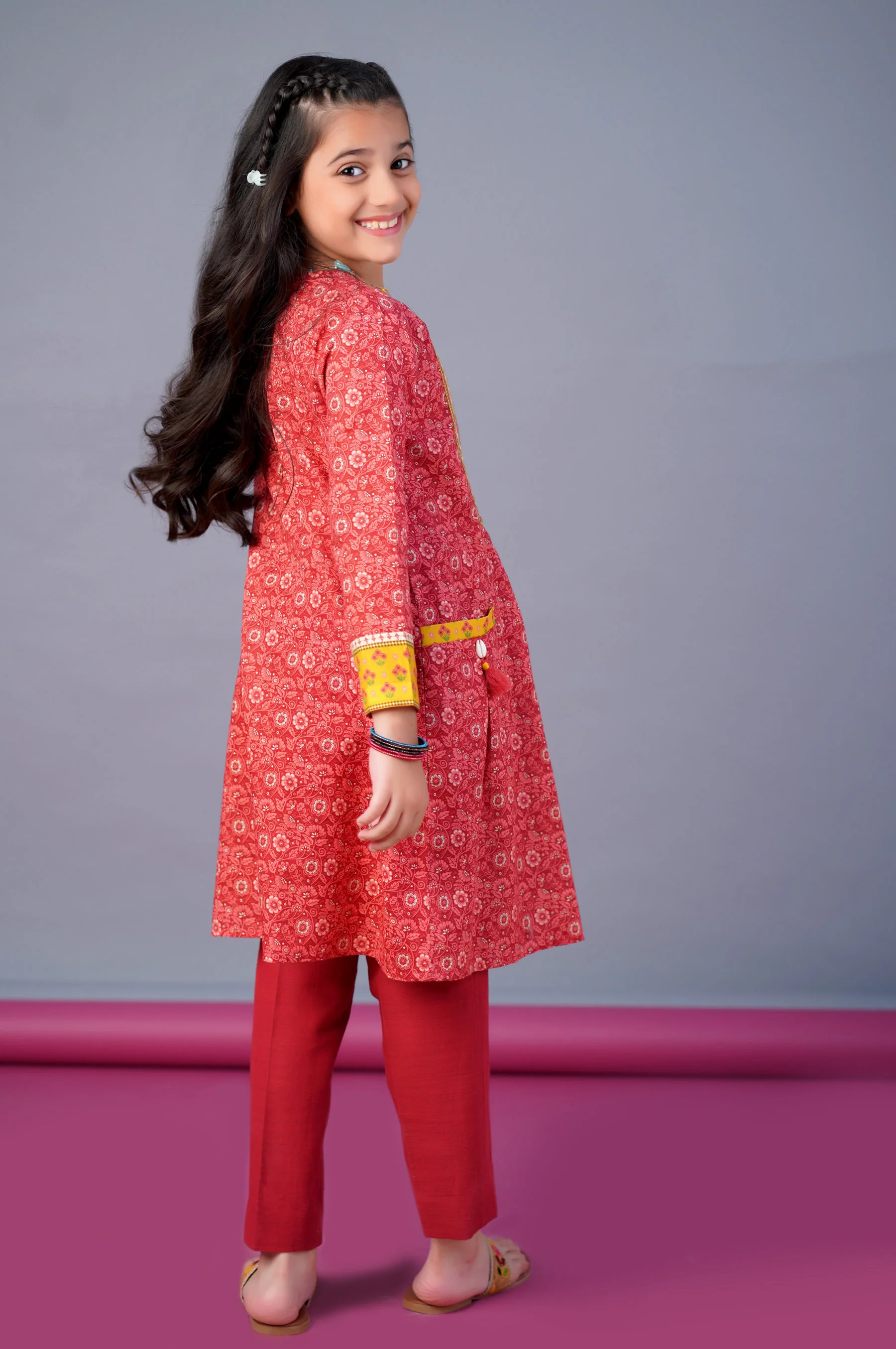 Stitched 1 Piece Printed Khaddar Shirt - Image 3