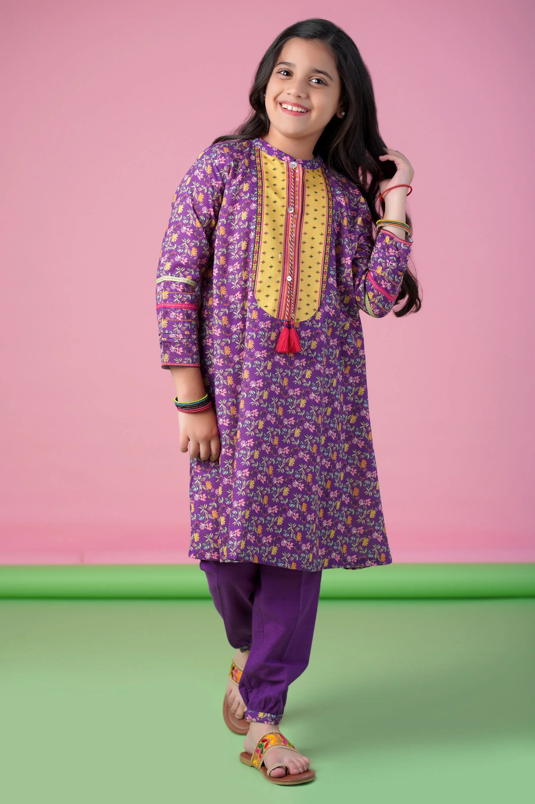 Stitched 1 Piece Printed Khaddar Shirt - Image 2