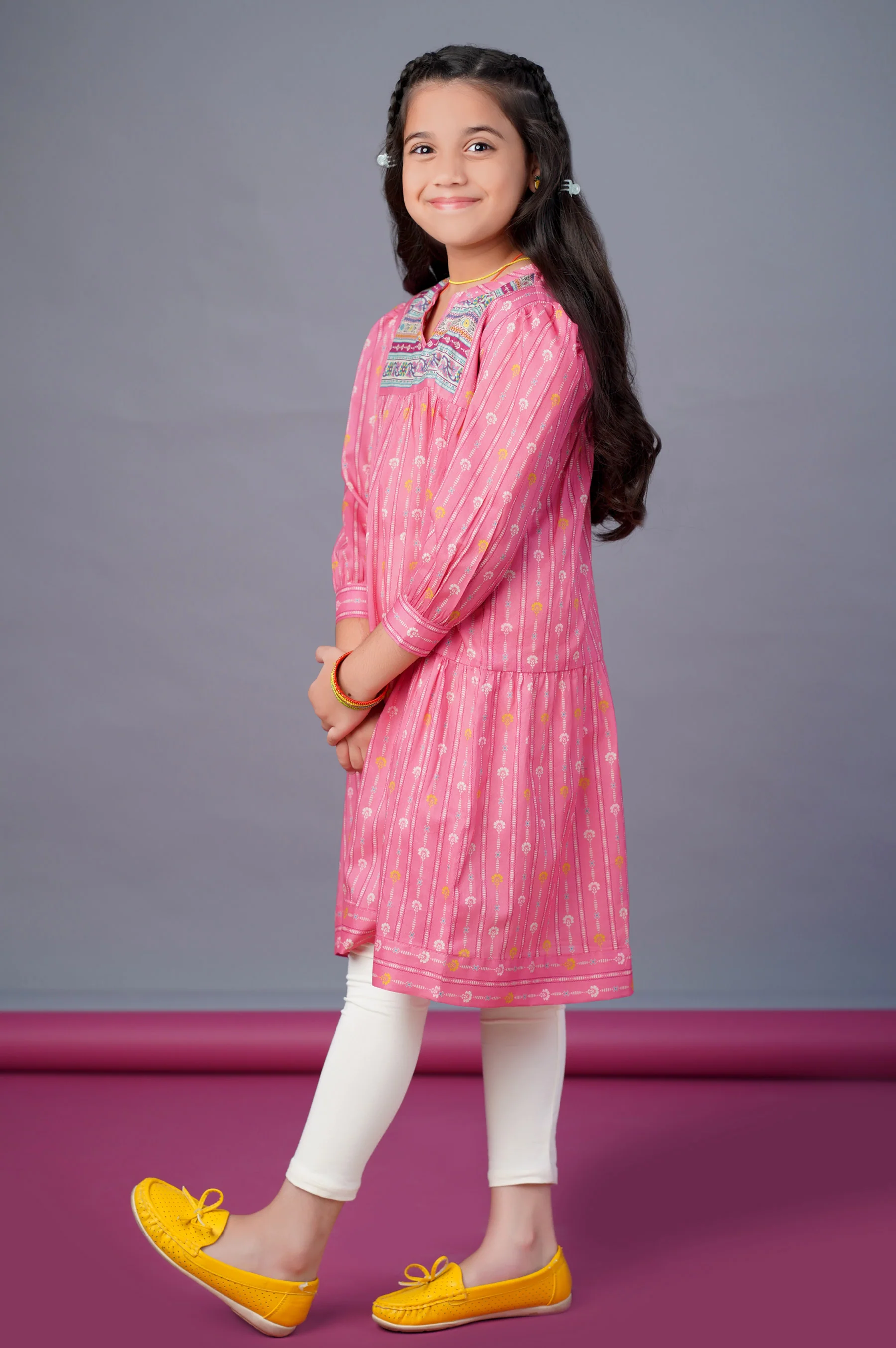 Stitched 1 Piece Printed Khaddar Shirt - Image 2