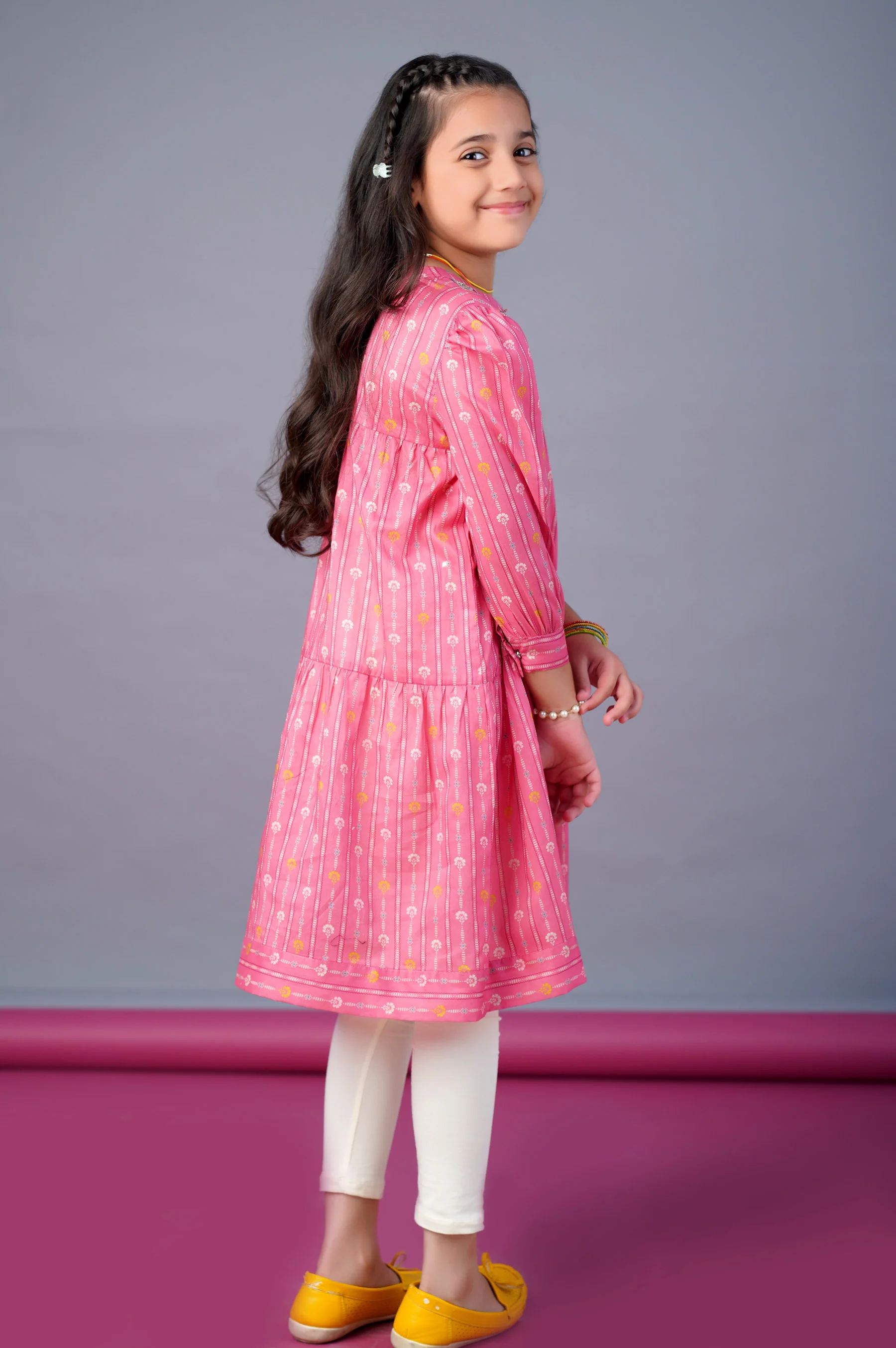 Stitched 1 Piece Printed Khaddar Shirt - Image 3