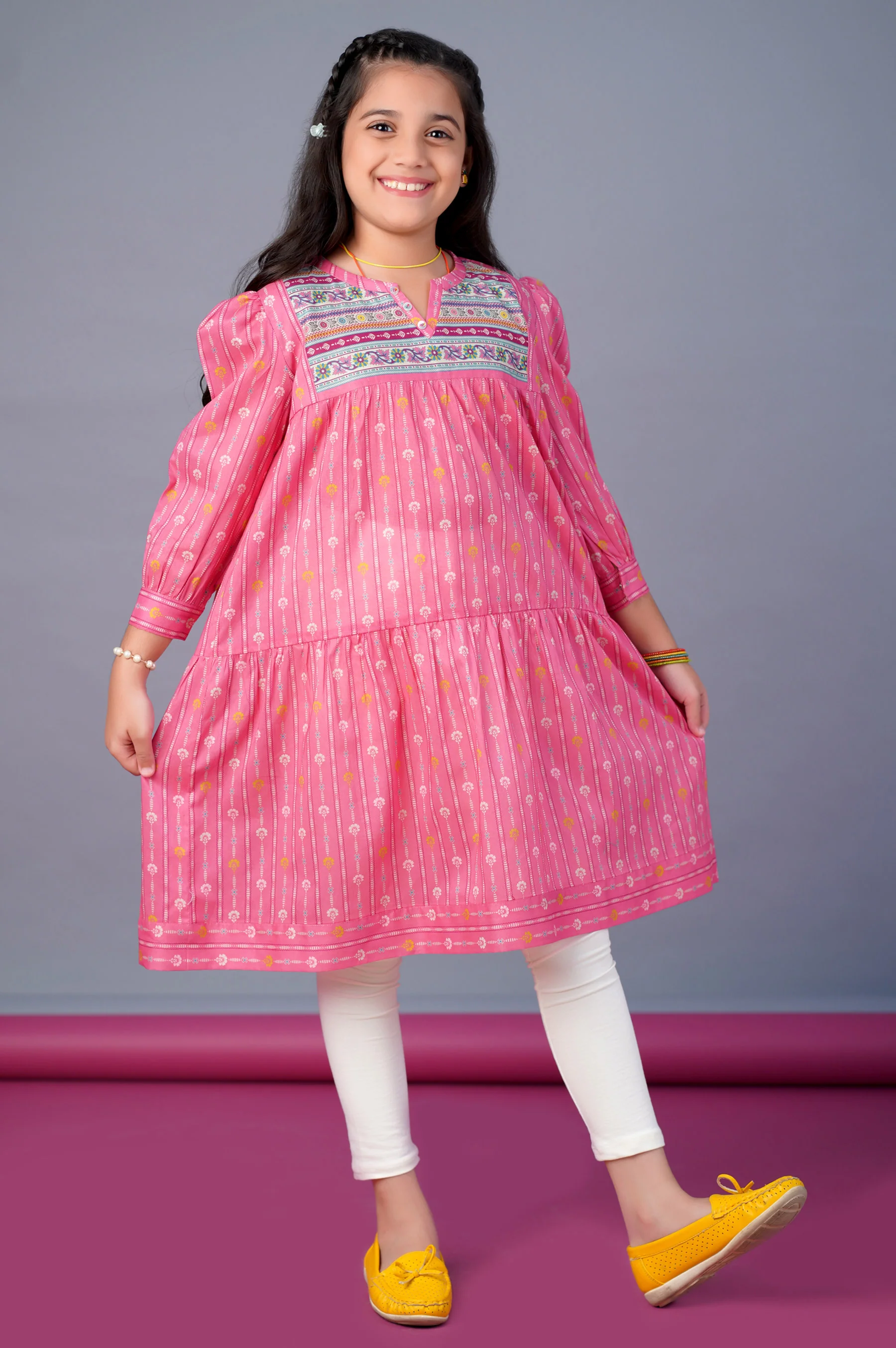 Stitched 1 Piece Printed Khaddar Shirt - Image 4