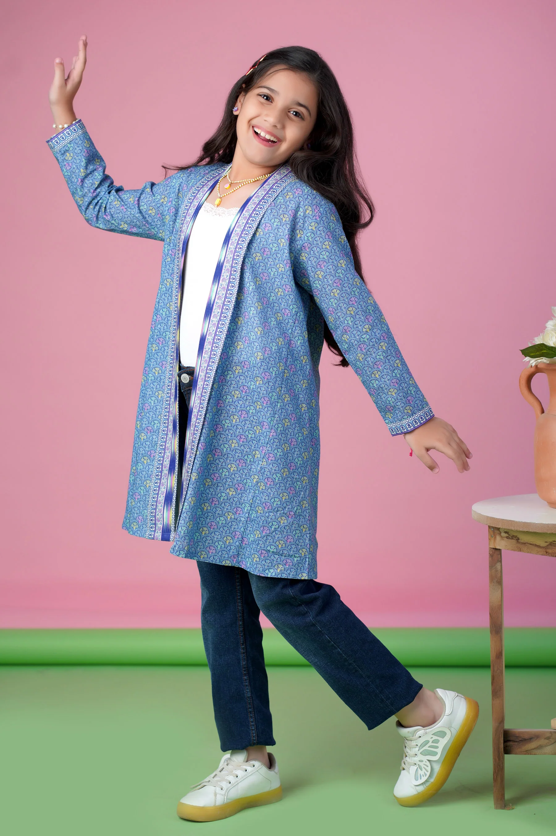 Stitched 1 Piece Printed Khaddar Shirt - Image 2