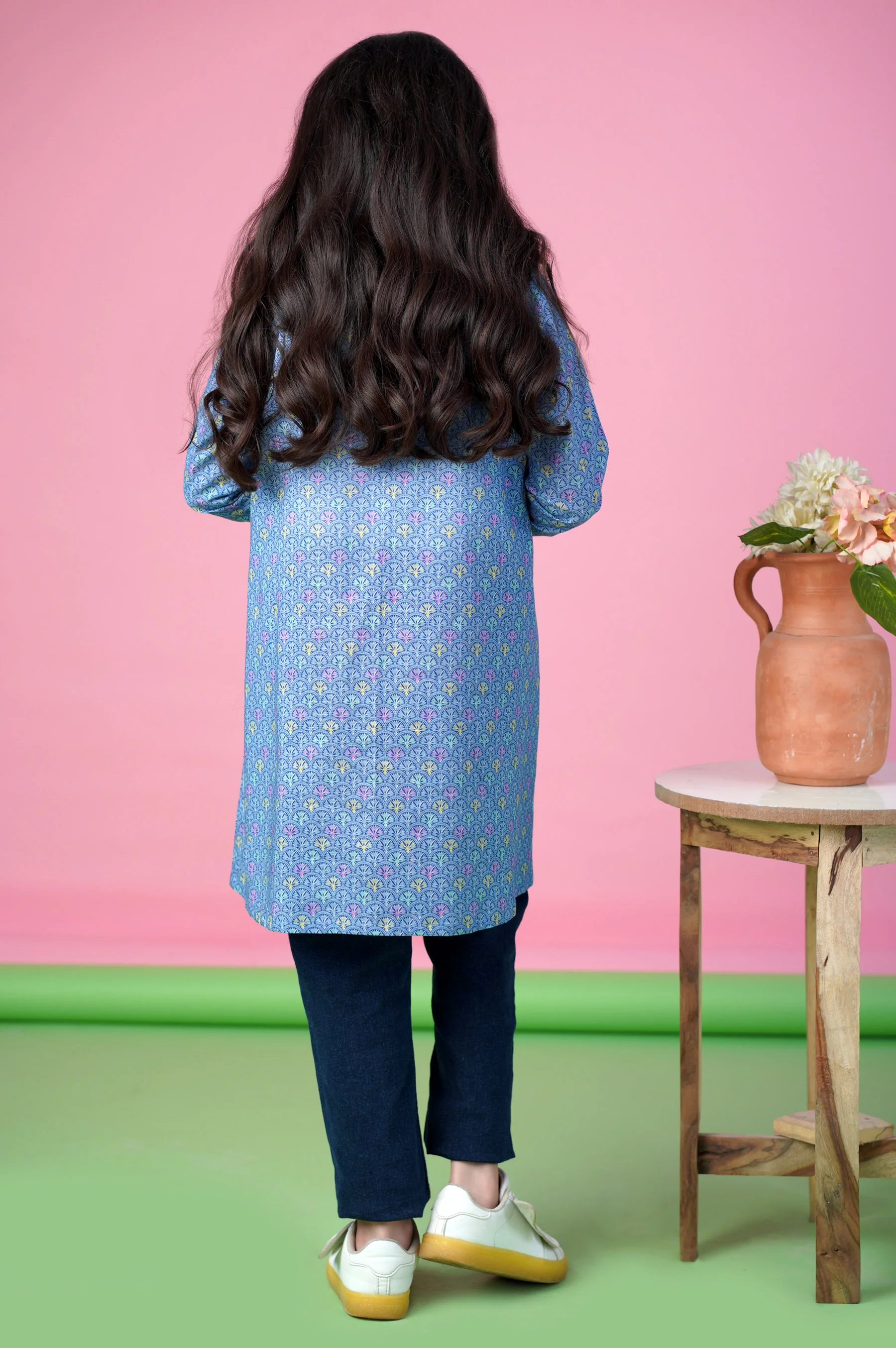 Stitched 1 Piece Printed Khaddar Shirt - Image 3