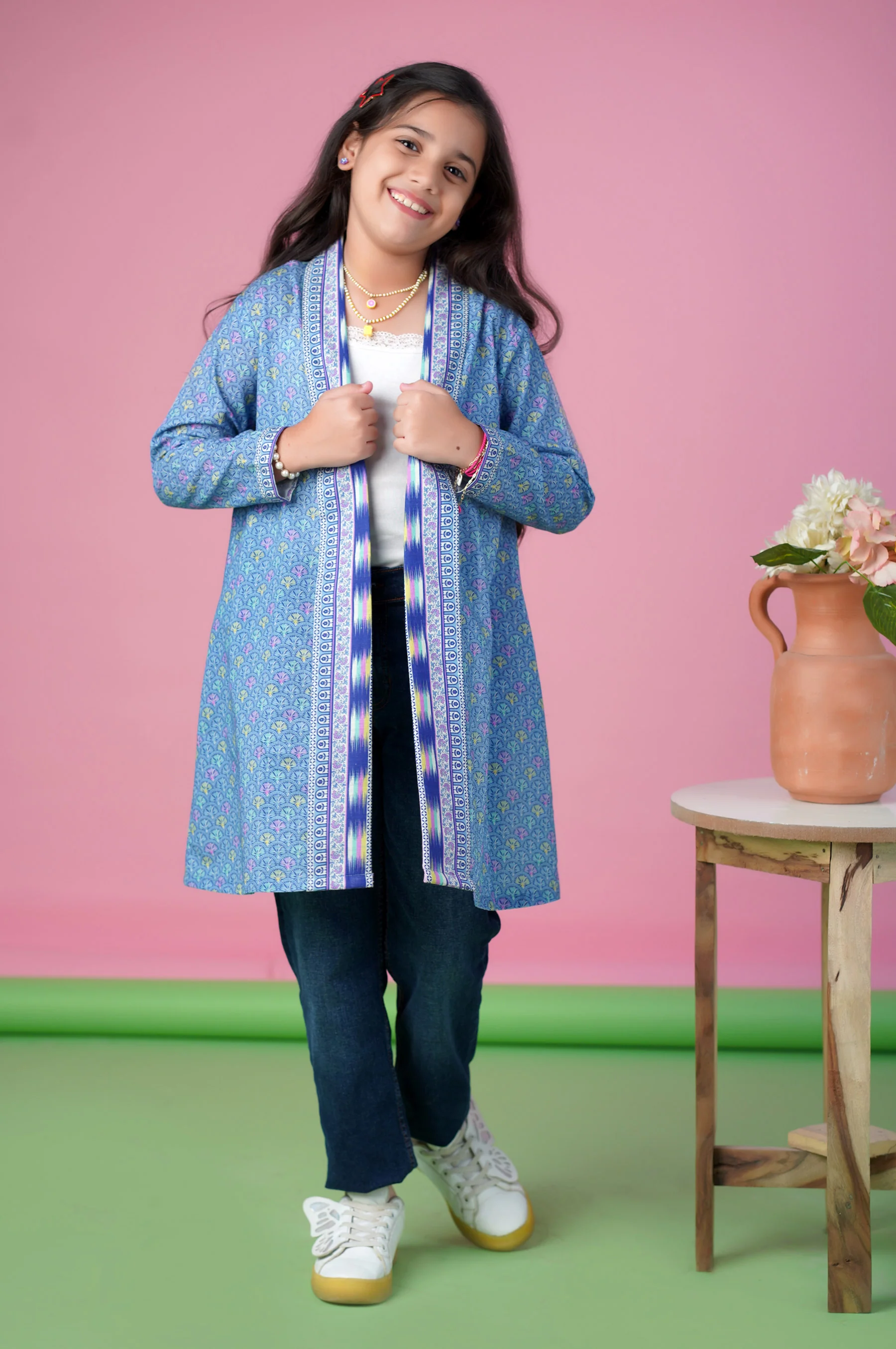 Stitched 1 Piece Printed Khaddar Shirt - Image 4