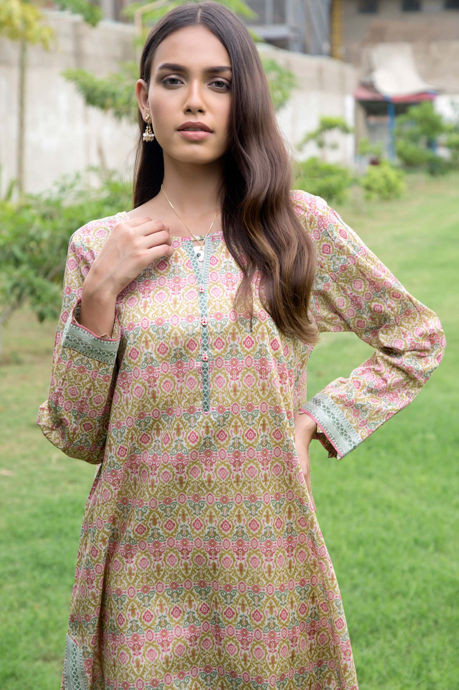 Stitched 1 Piece Printed Lawn Shirt - Image 4