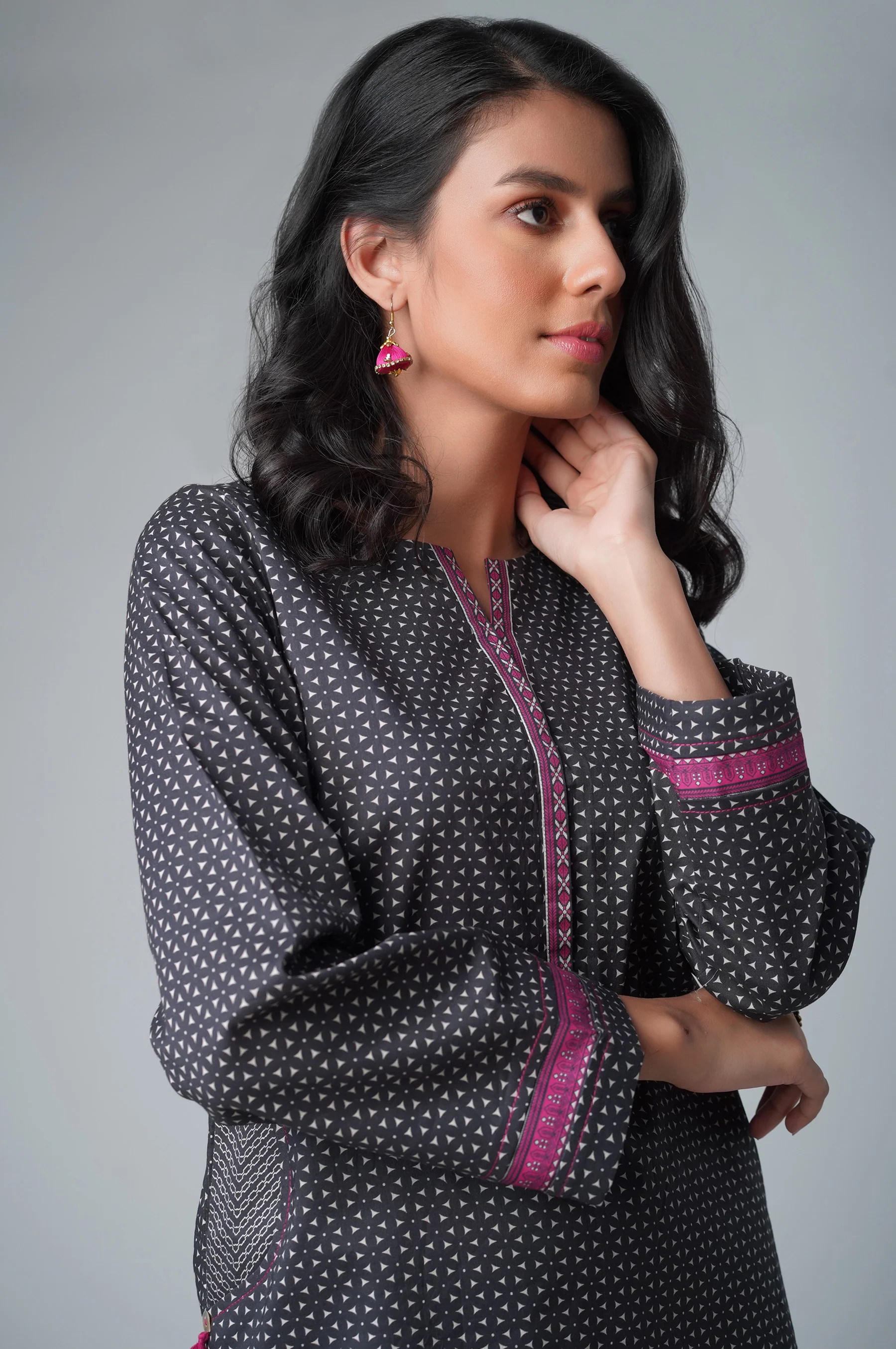 Stitched 1 Piece Printed Lawn
