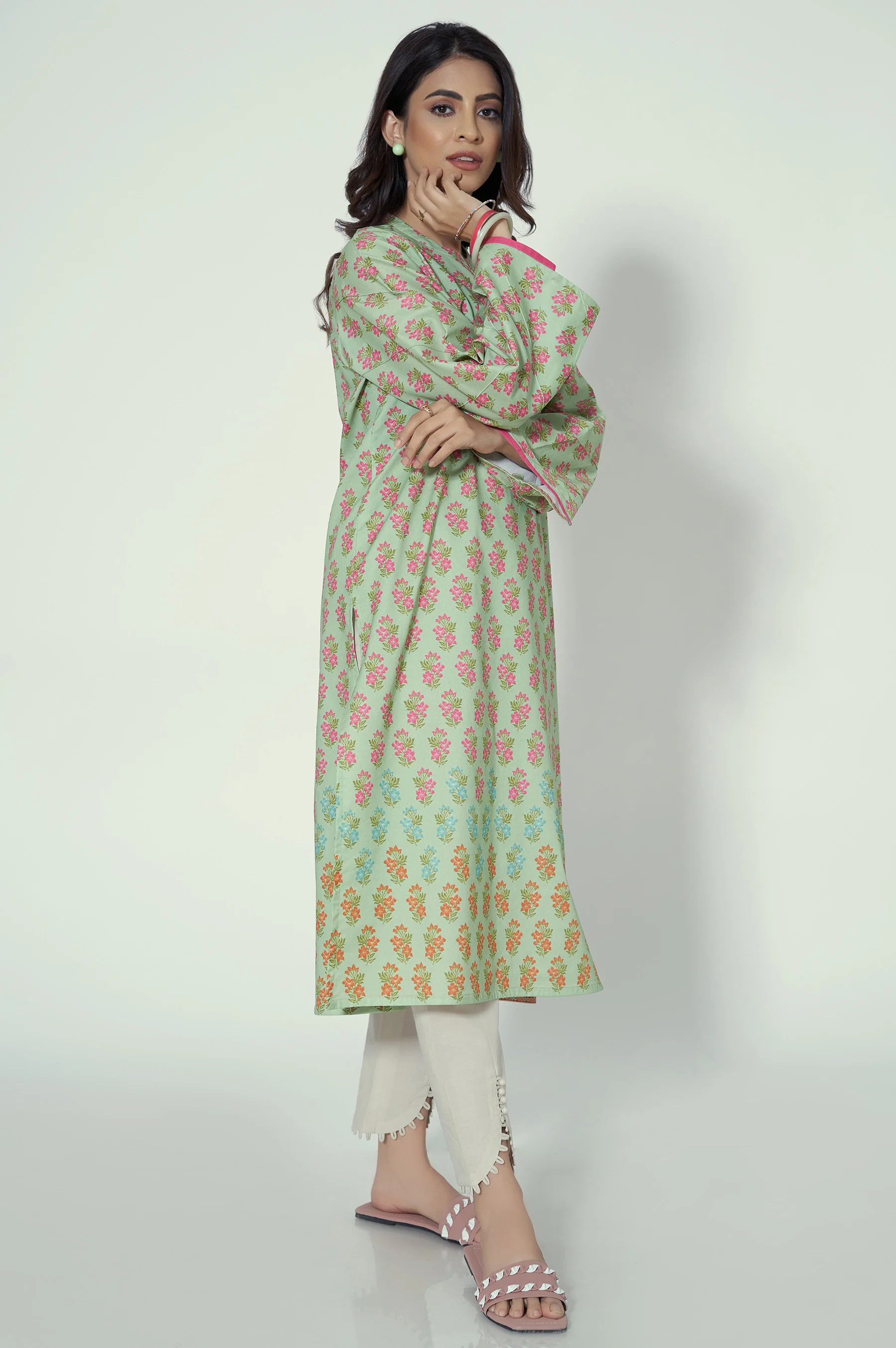 Stitched 1 Piece Printed Lawn Shirt - Image 3