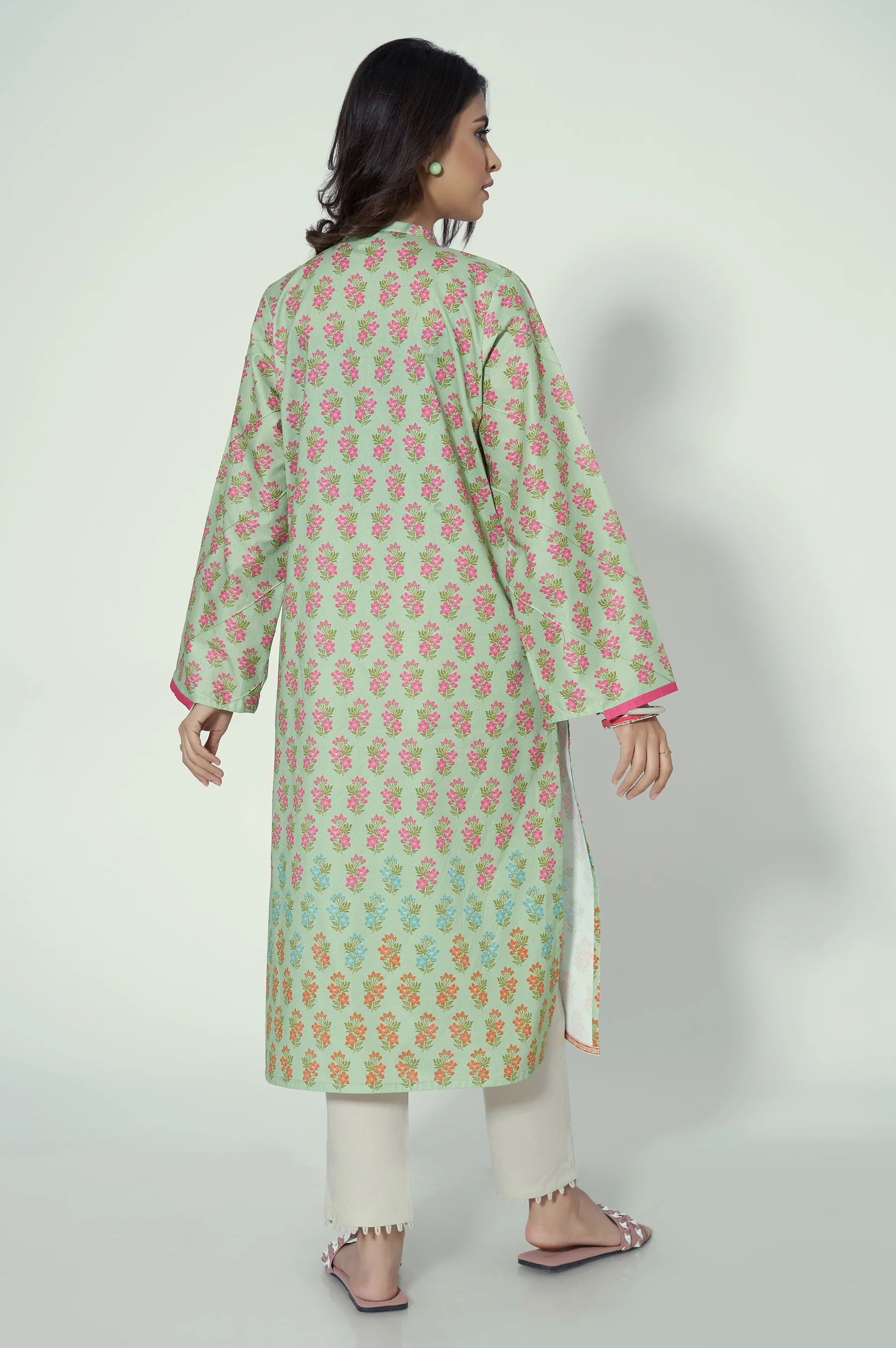 Stitched 1 Piece Printed Lawn Shirt - Image 4