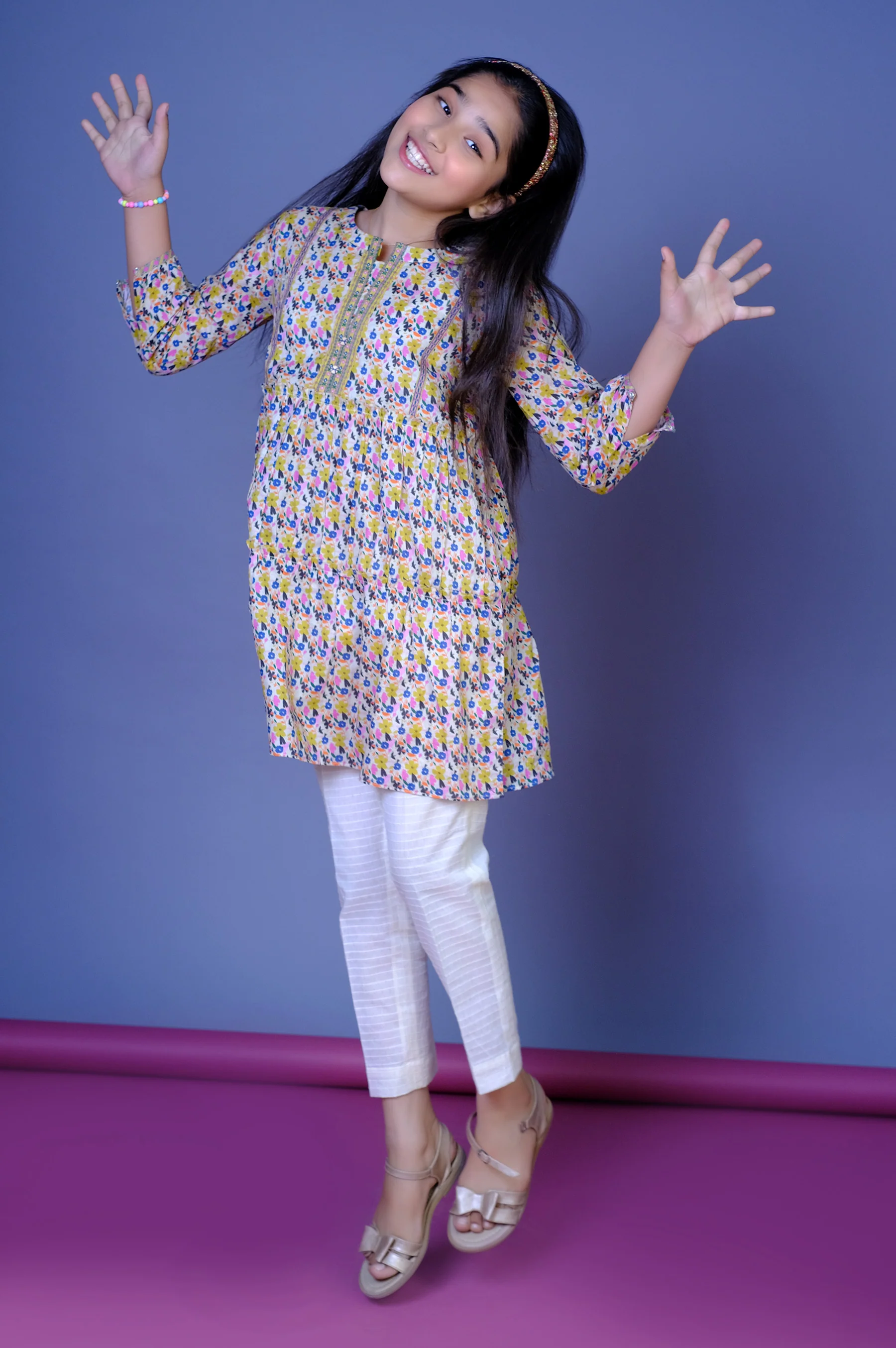 Stitched 1 Printed Lawn Shirt - Image 4