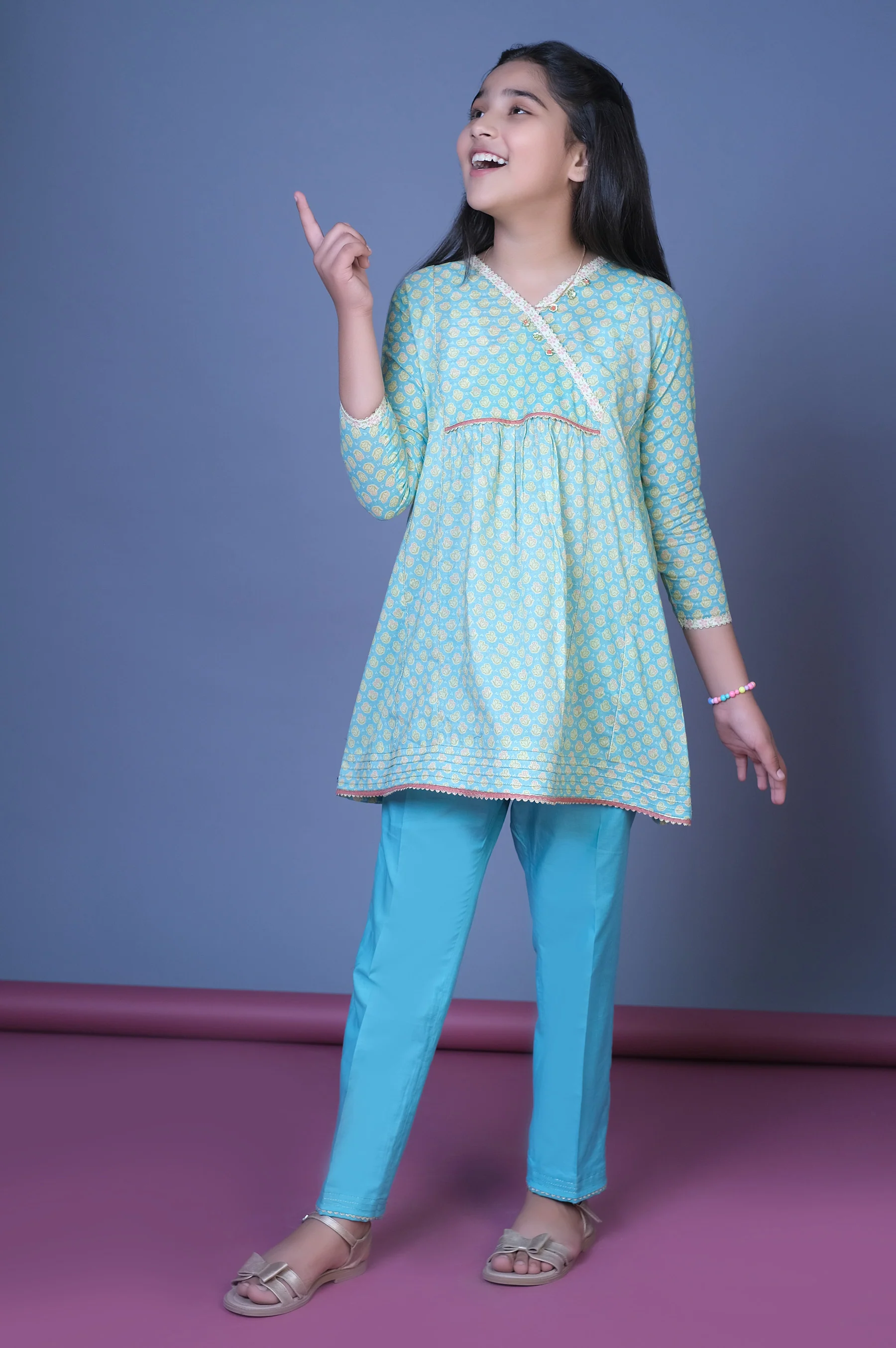 Stitched 1 Printed Lawn Shirt - Image 2