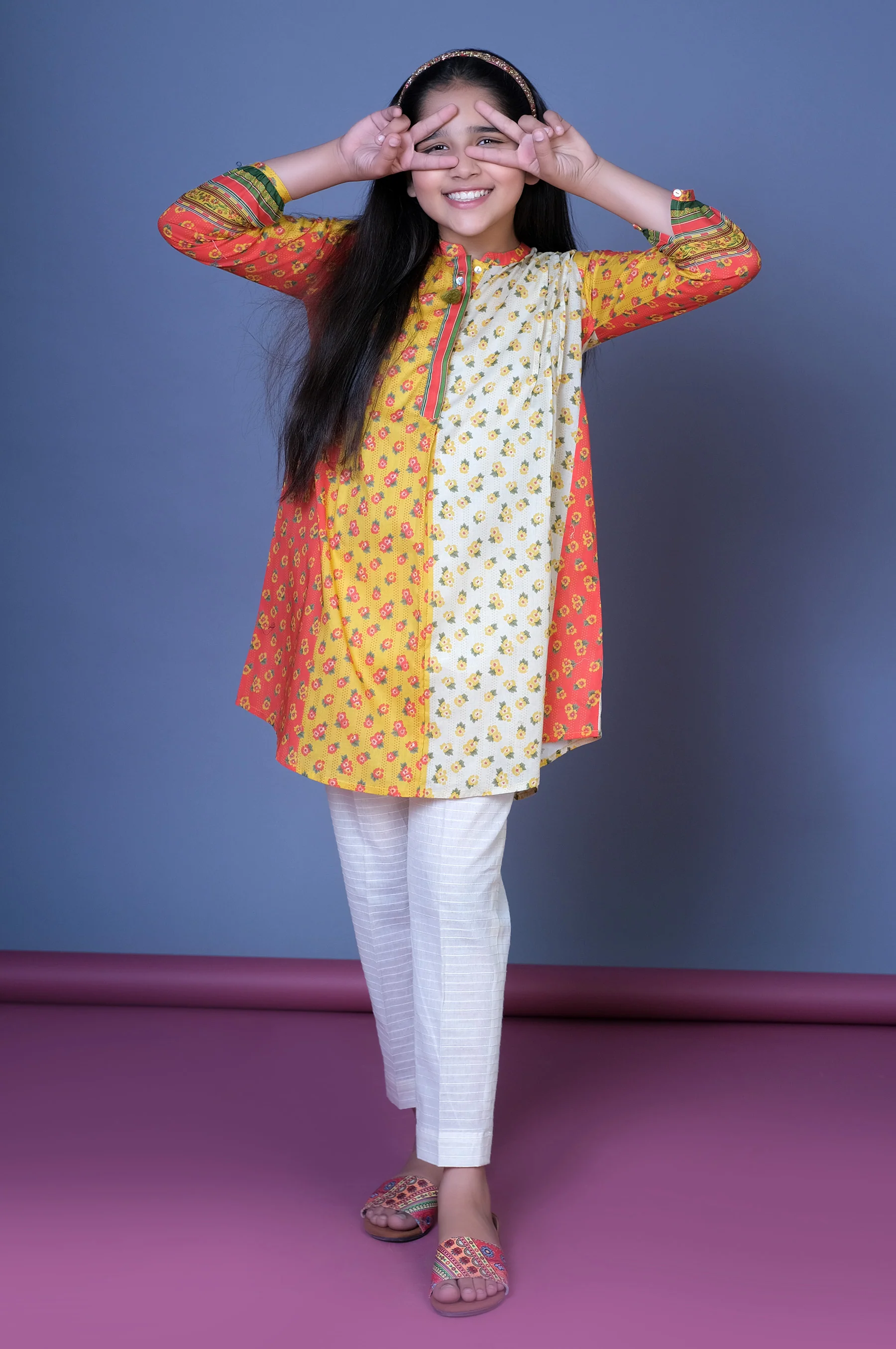 Stitched 1 Printed Lawn Shirt - Image 2