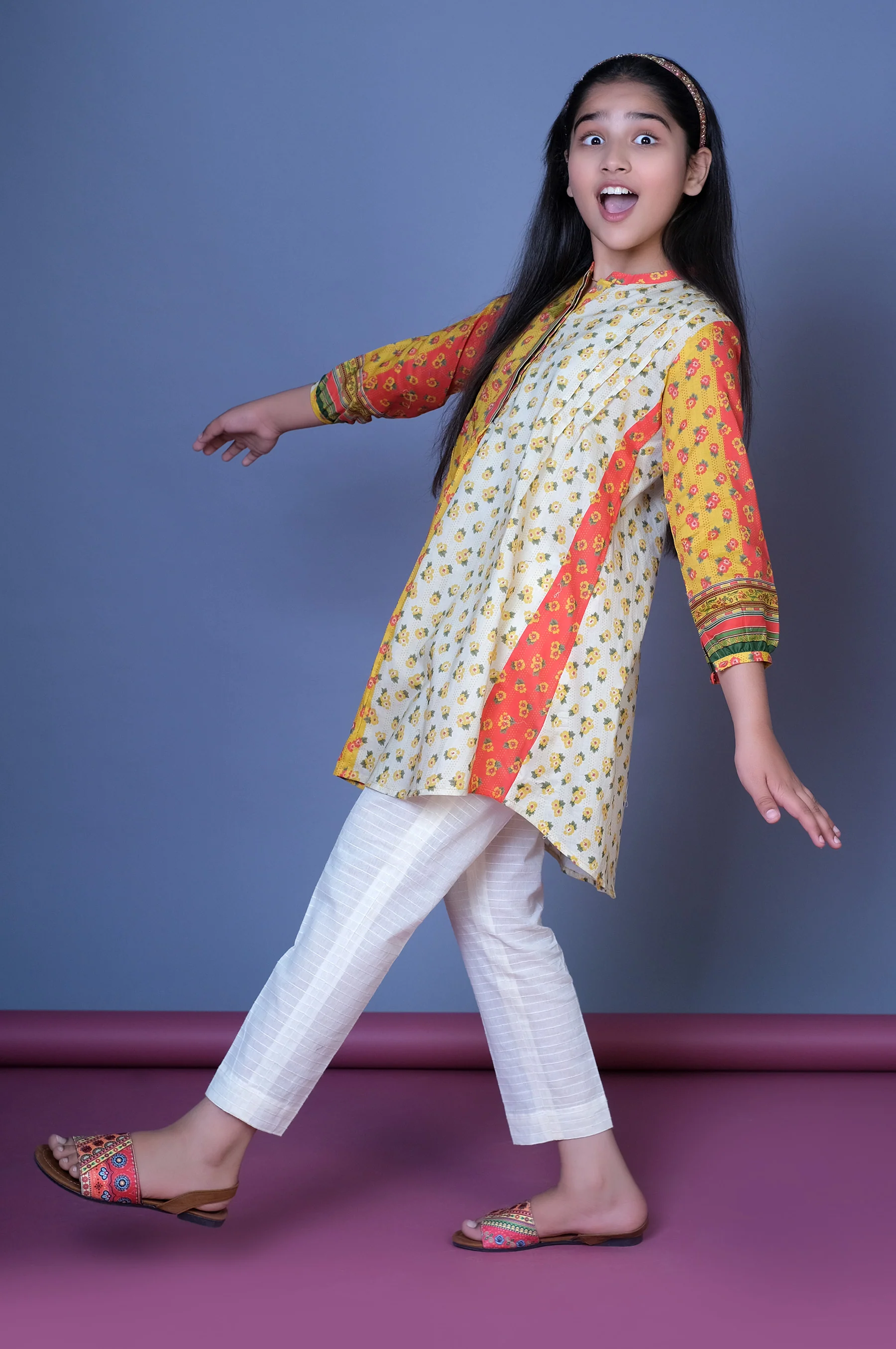 Stitched 1 Printed Lawn Shirt - Image 3