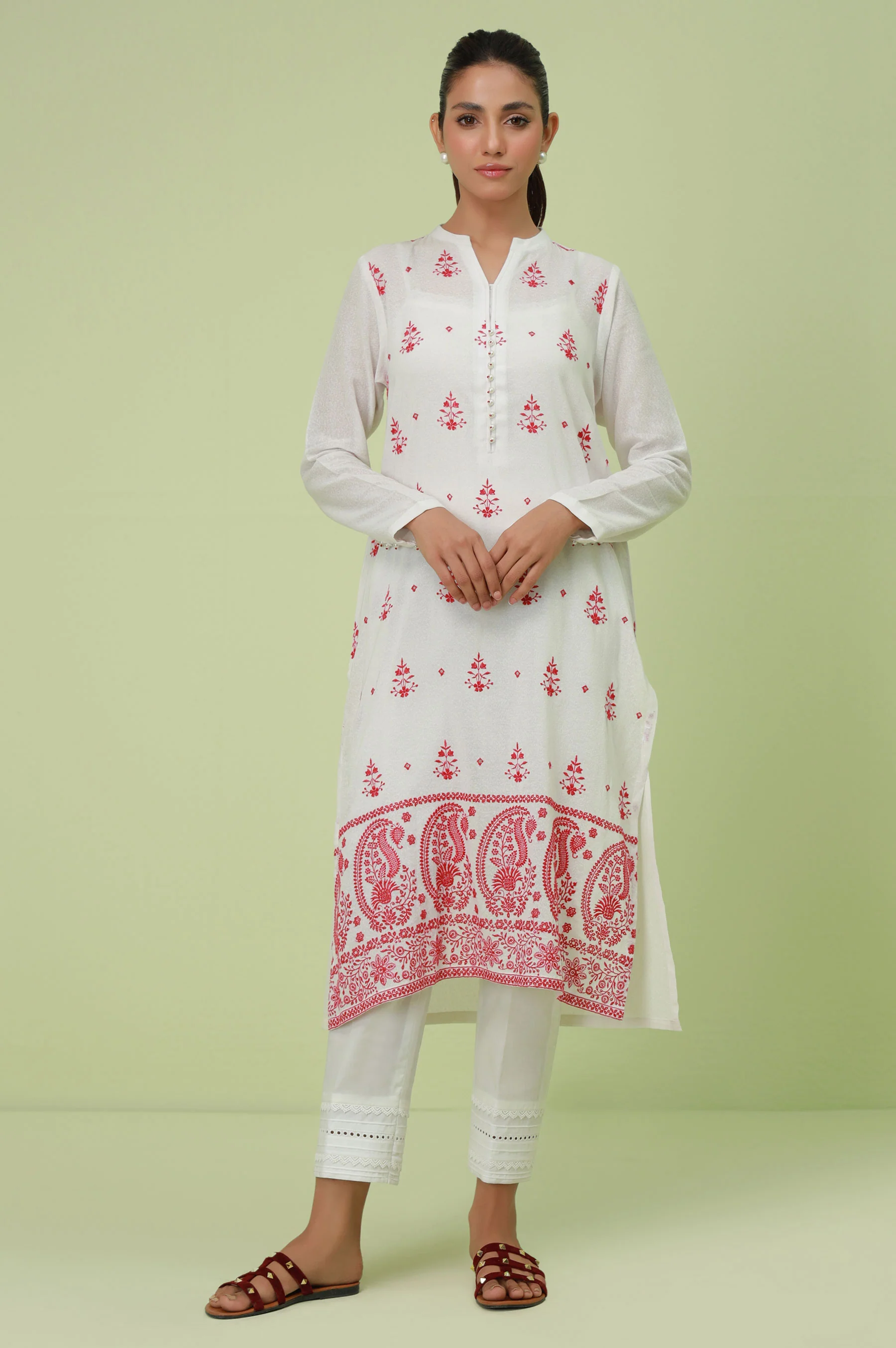 CHIKANKARI SHIRT - Image 4