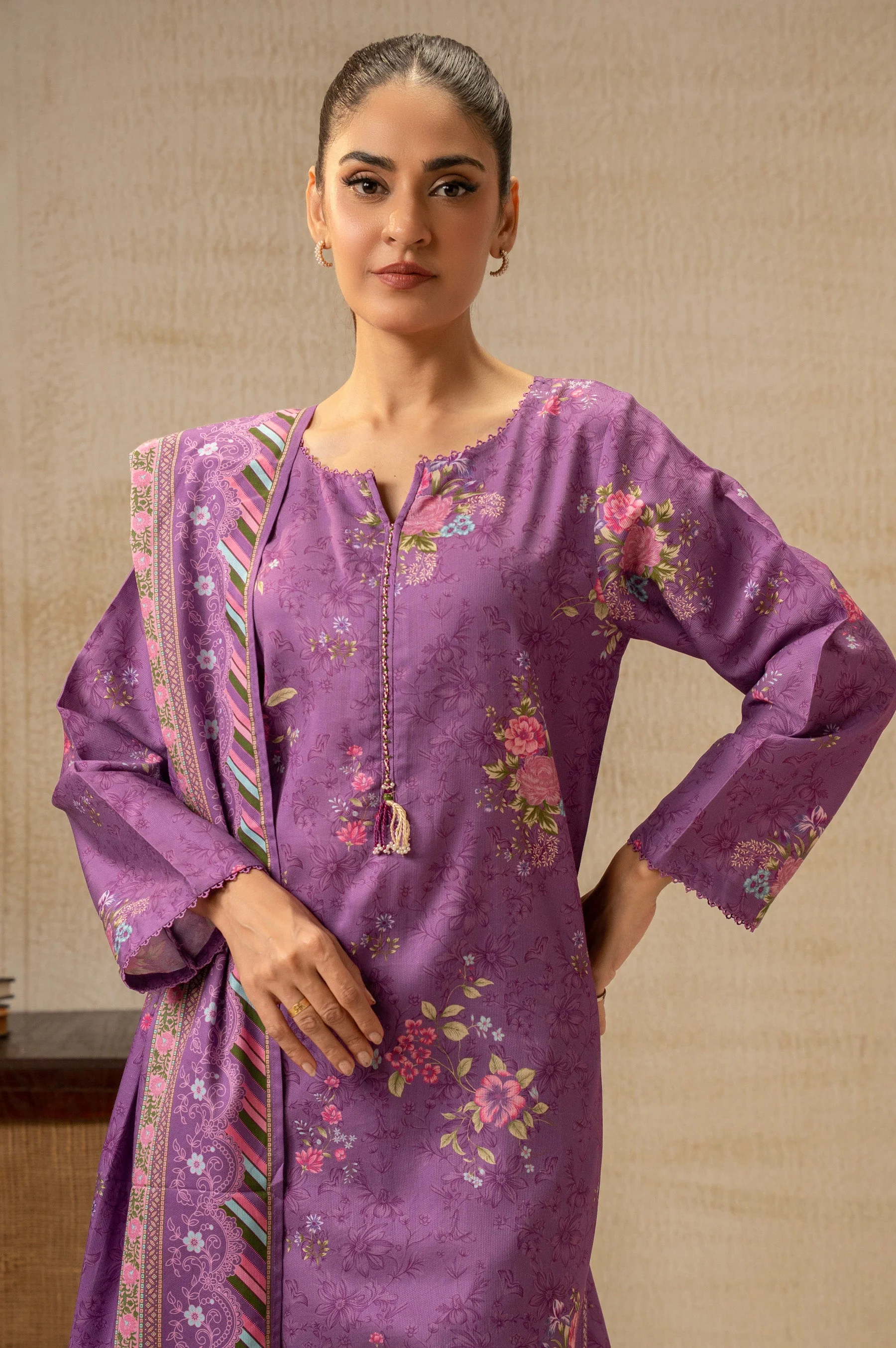 PRINTED COTTEL STITCHED SHIRT - Image 6