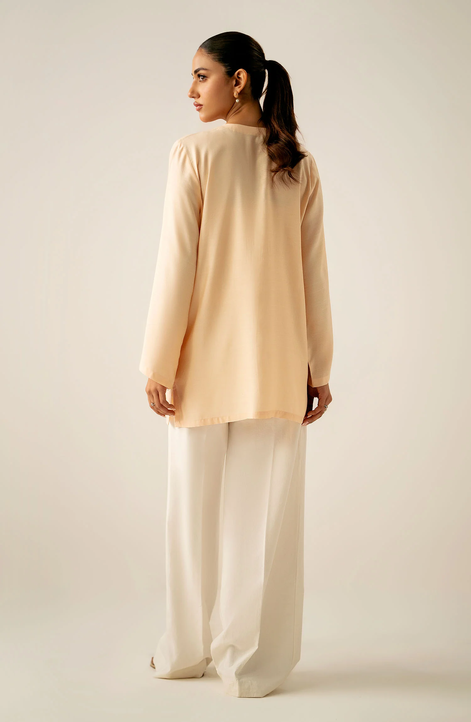 Zeen Western Raw Silk Top - Image 5