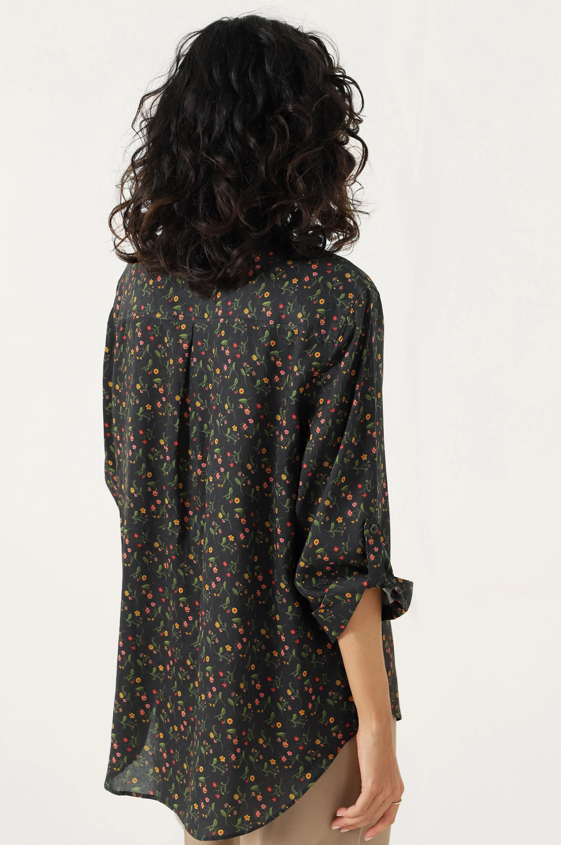 Stitched 1 Piece Tencel Printed Top - Image 2