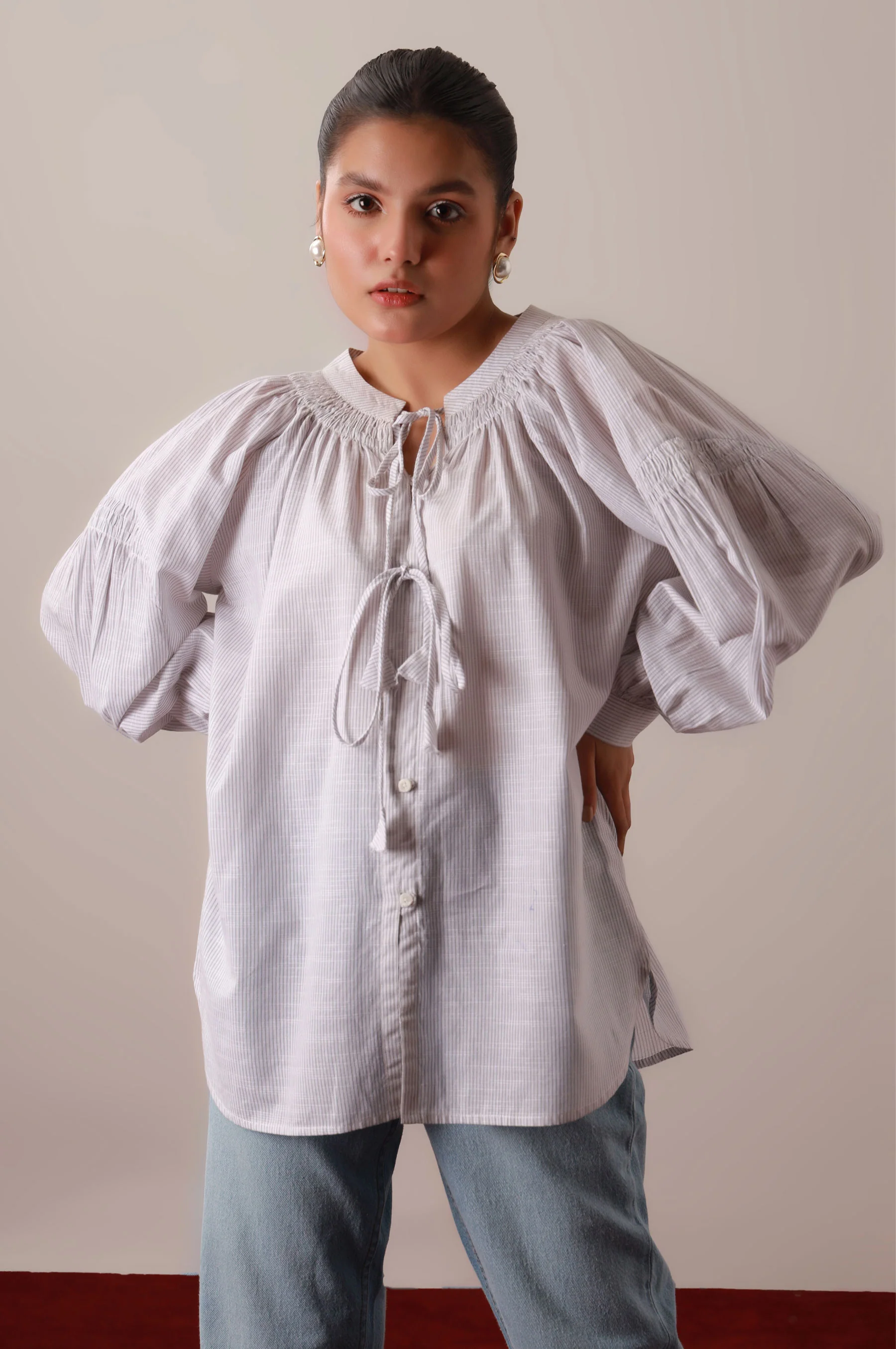 Western Yard Dyed Cotton Shirt - Image 2