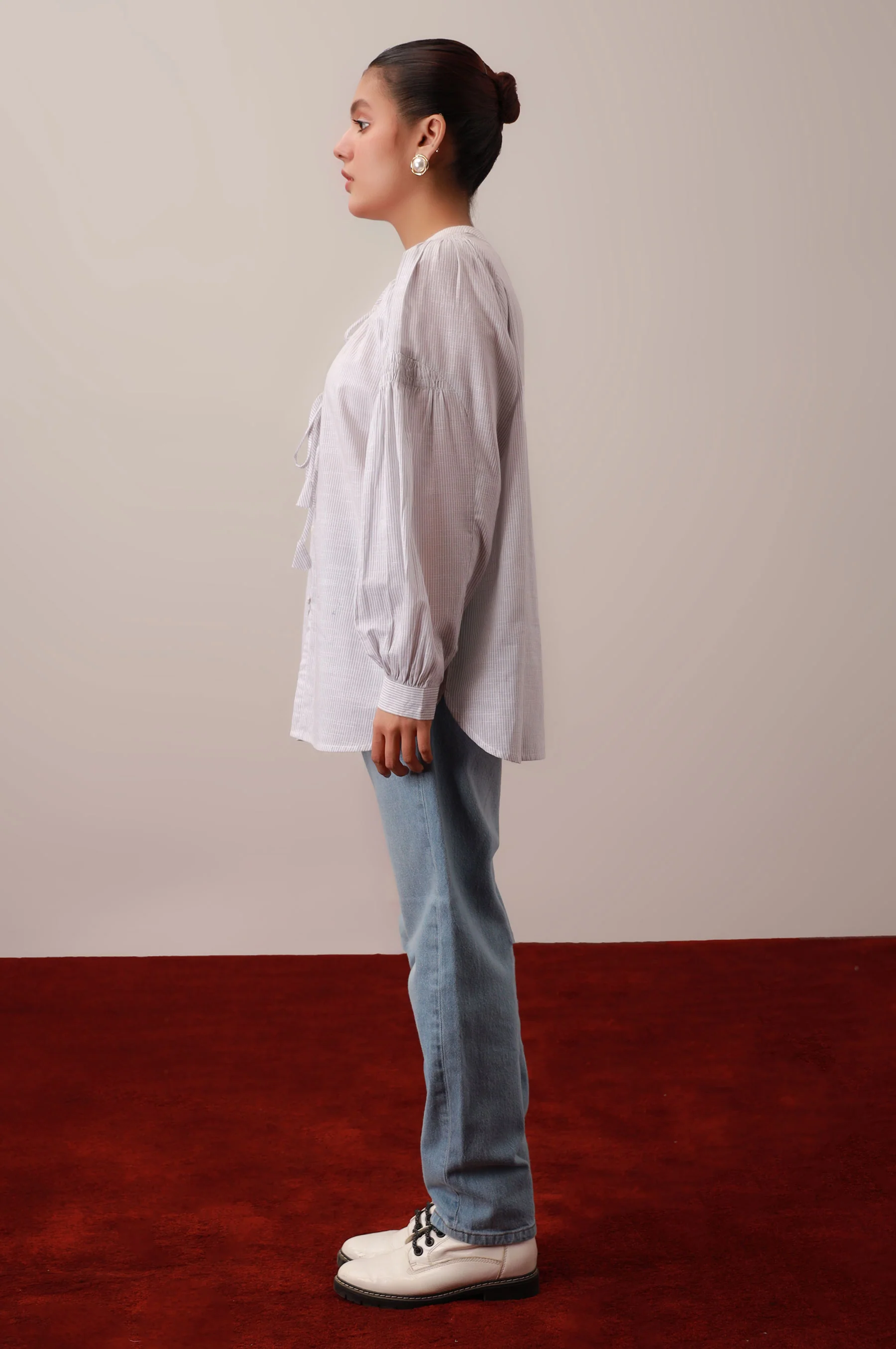 Western Yard Dyed Cotton Shirt - Image 3