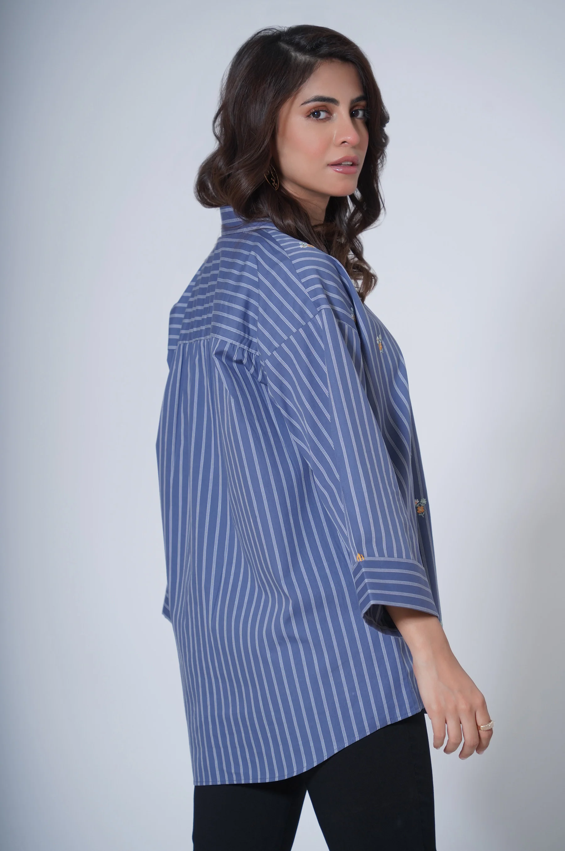 Stitched 1 Piece Yarn Dyed Top - Image 6