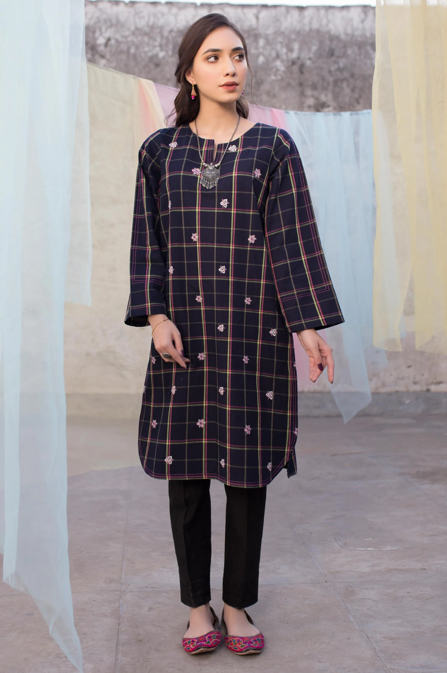 Stitched 1 Piece Yarn Dyed Shirt