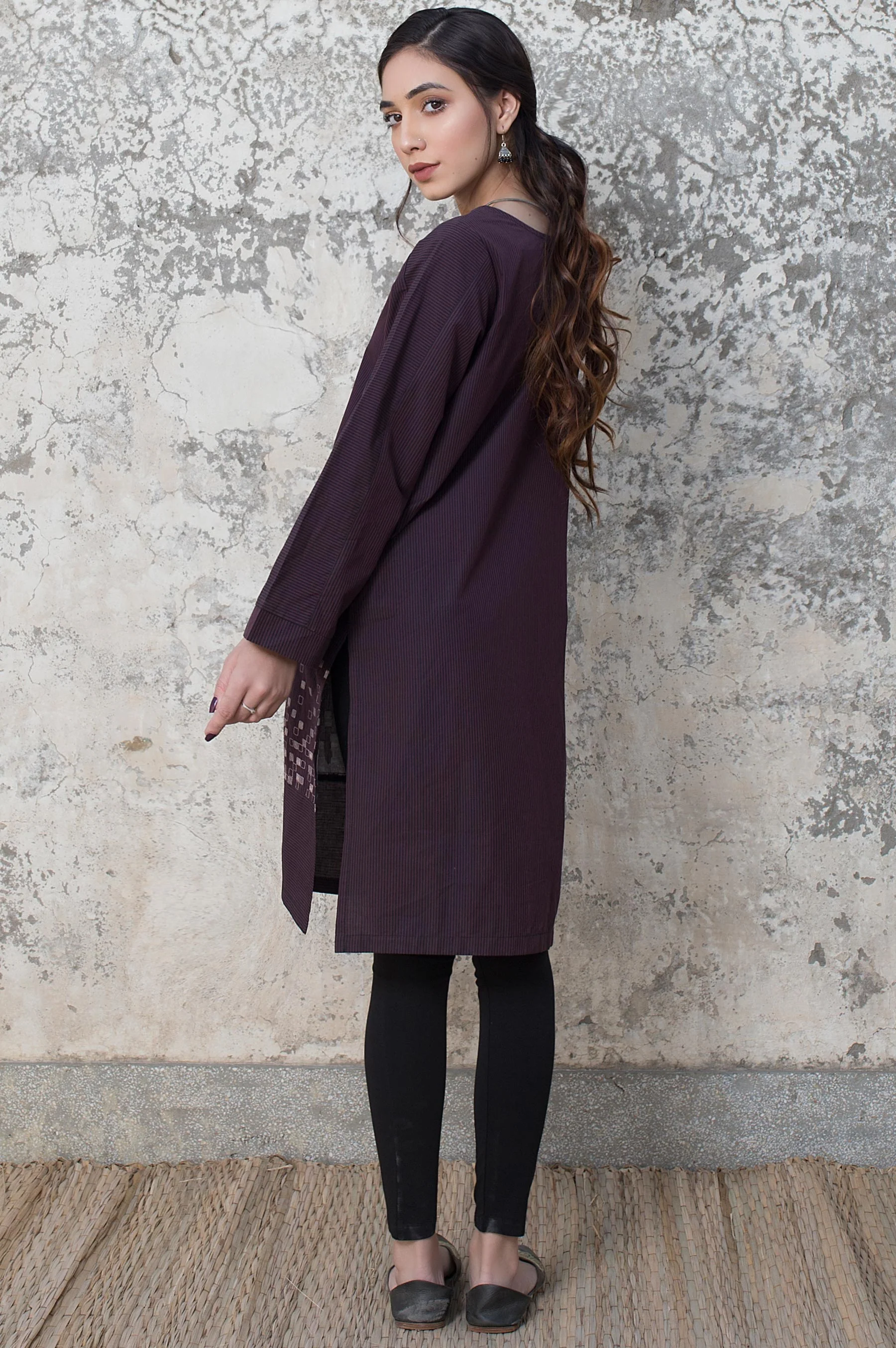 Stitched 1 Piece Yarn Dyed Shirt - Image 2
