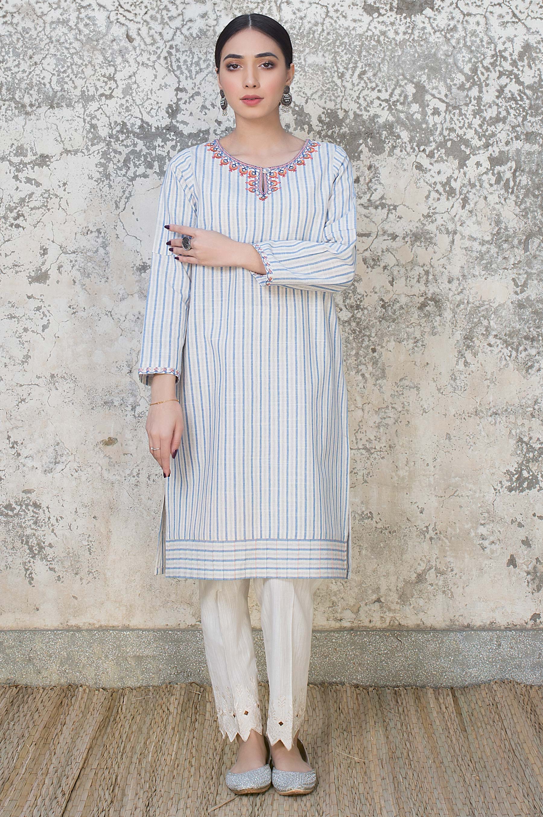 Stitched 1 Piece Yarn Dyed Shirt