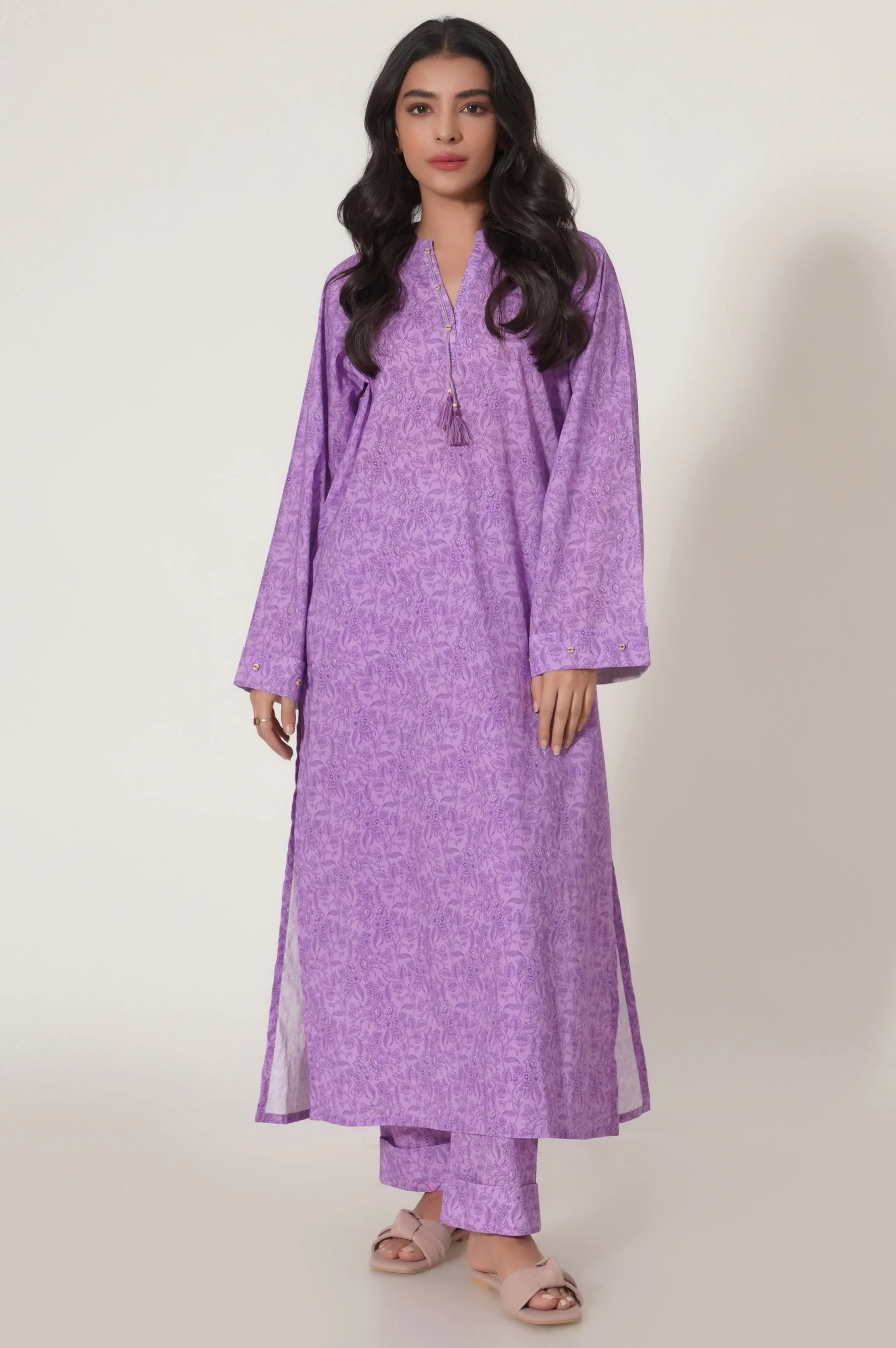 Stitched 2 Piece Cambric Suit