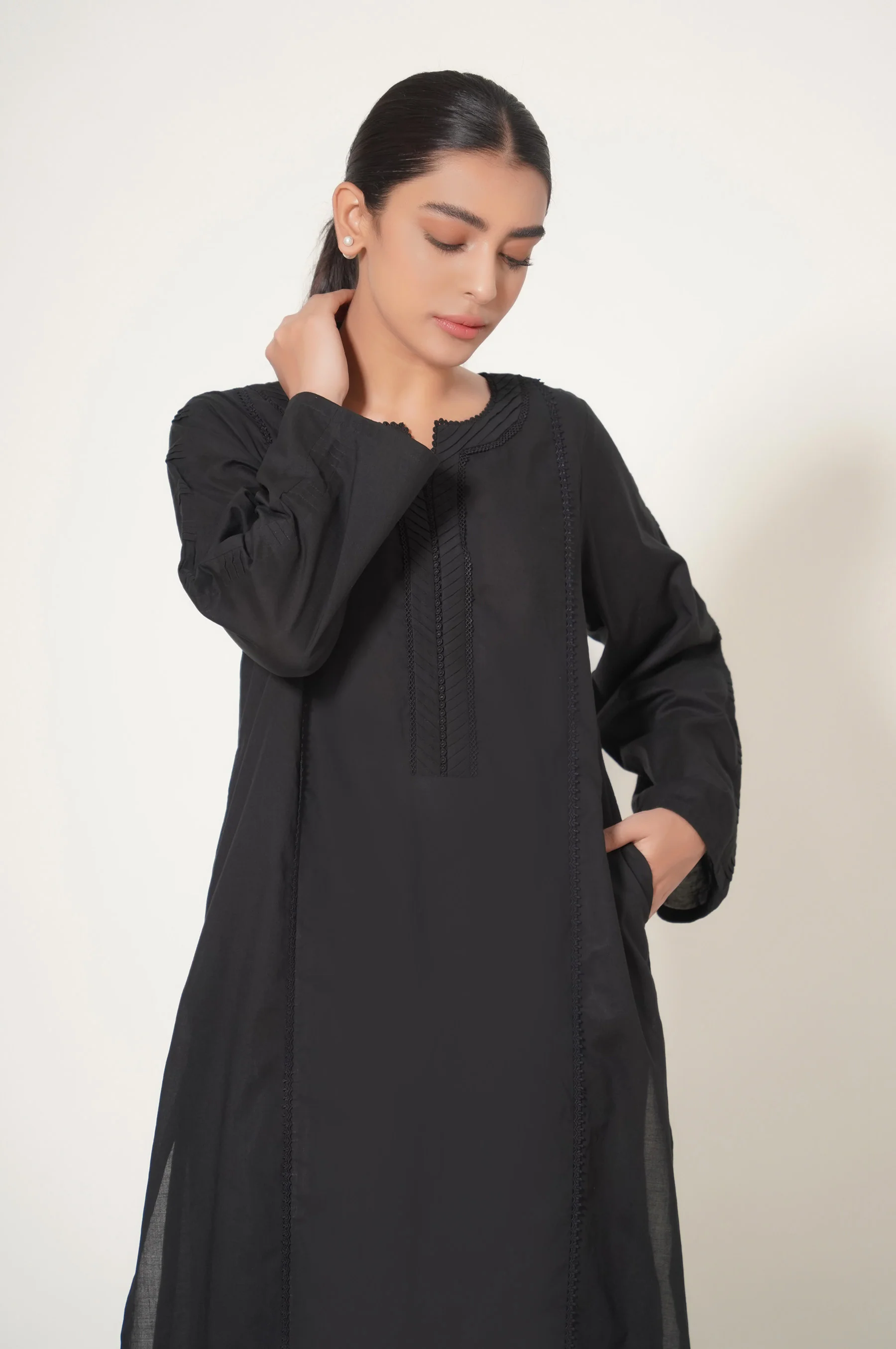 Stitched 2 Piece Cambric Stylized Suit - Image 3