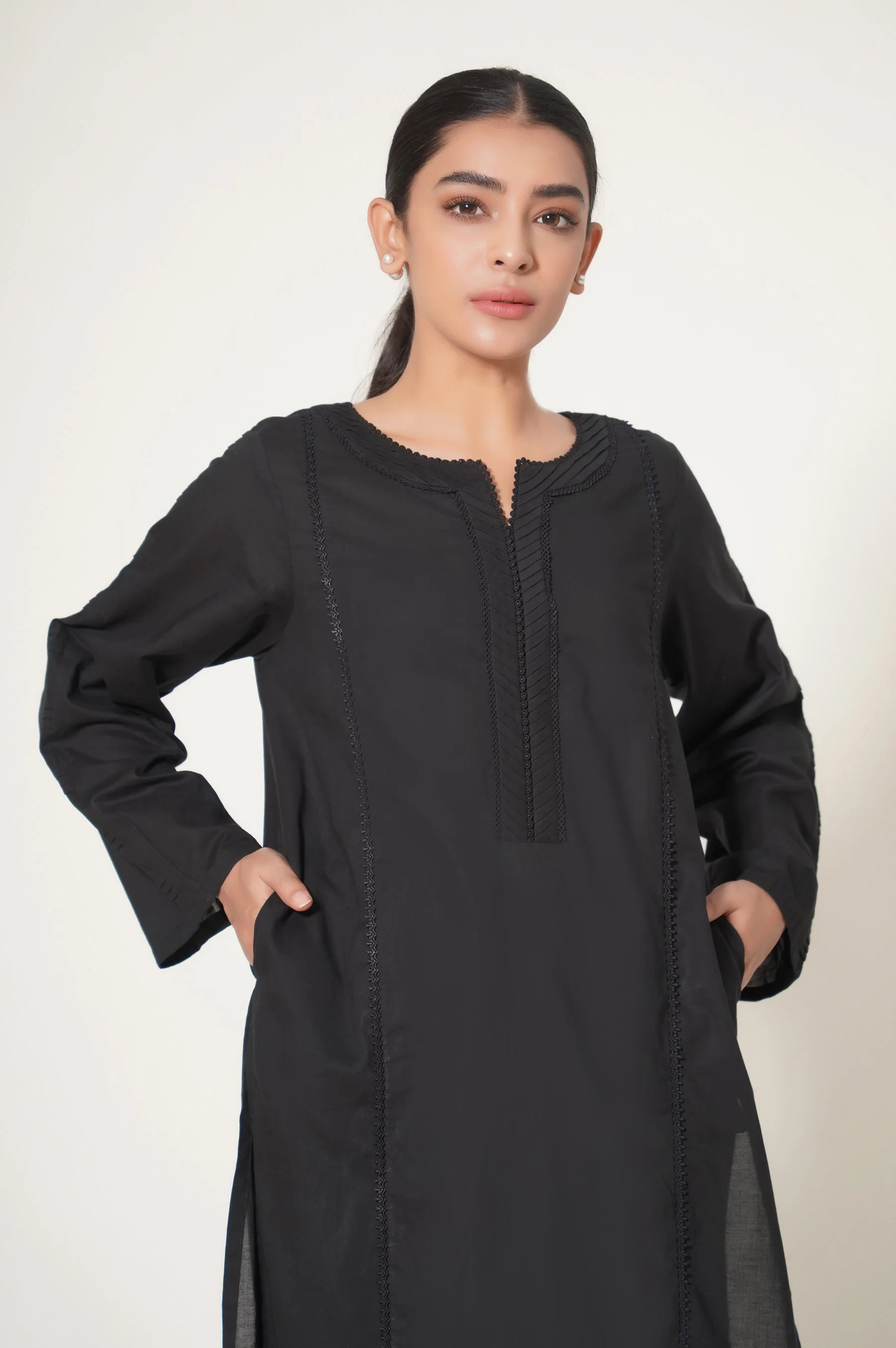 Stitched 2 Piece Cambric Stylized Suit - Image 4