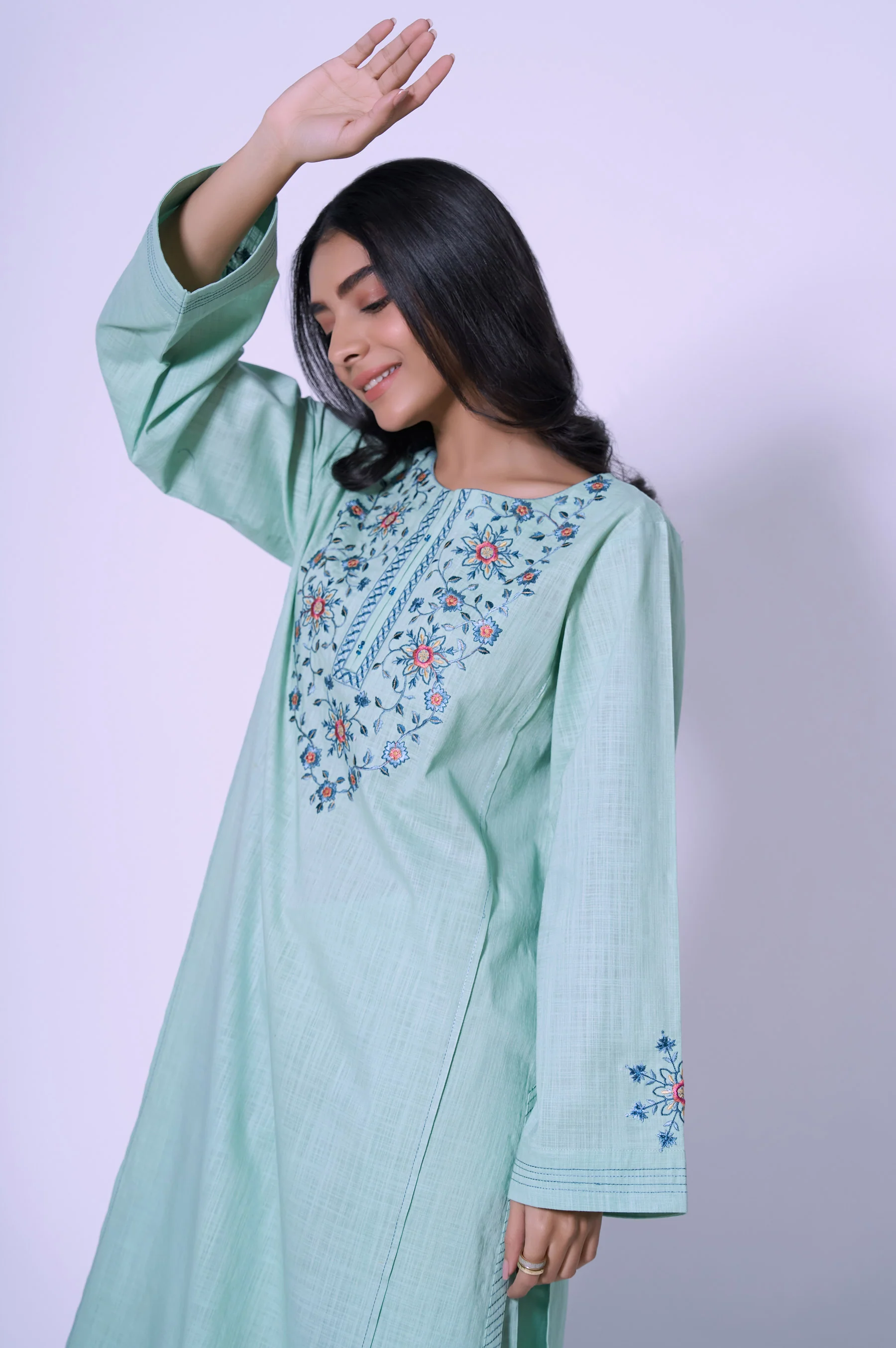 Stitched 2 Piece Cotton Slub Suit - Image 6
