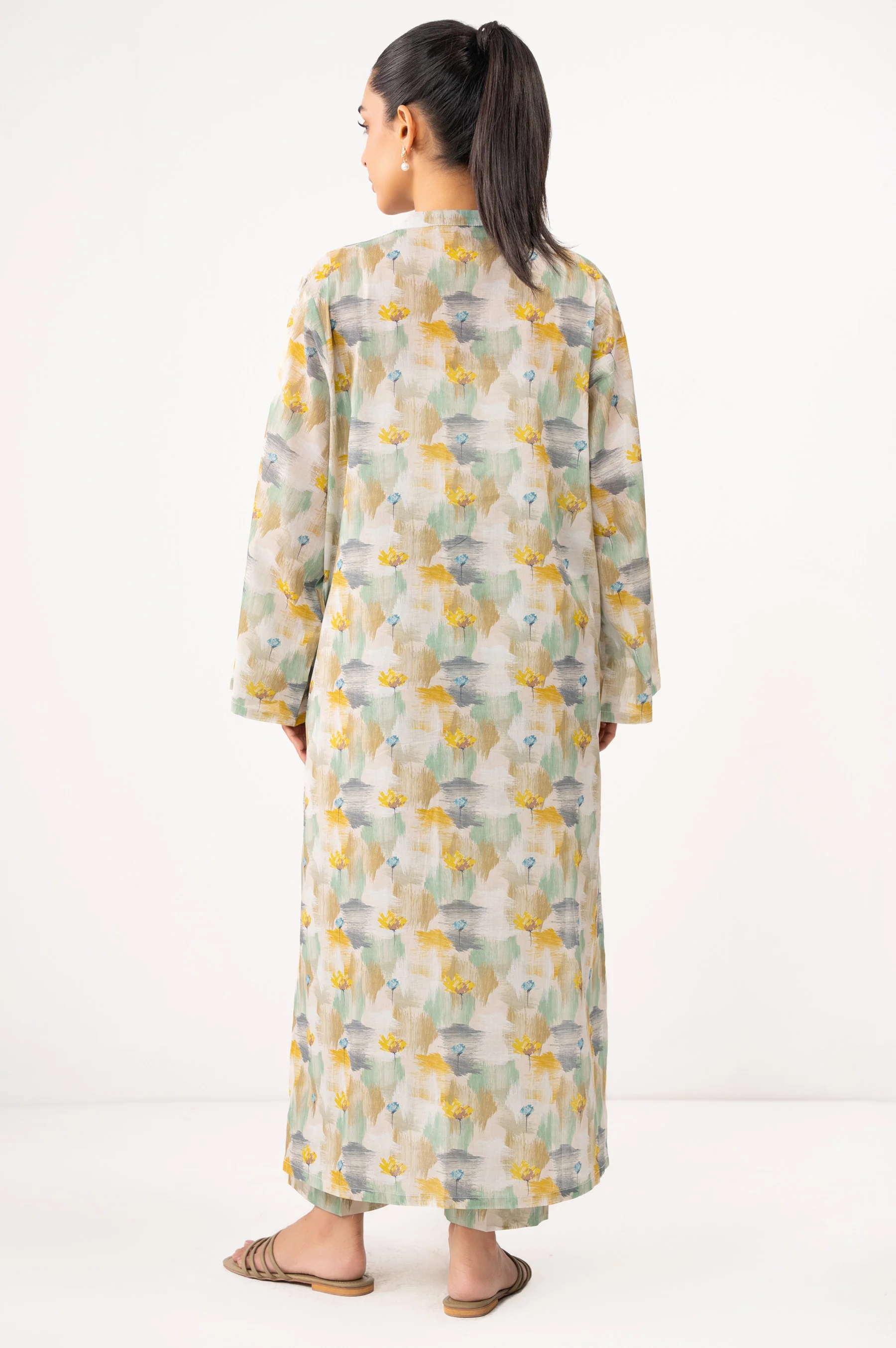 STITCHED PRINTED SHIRT BOTTOM - Image 5